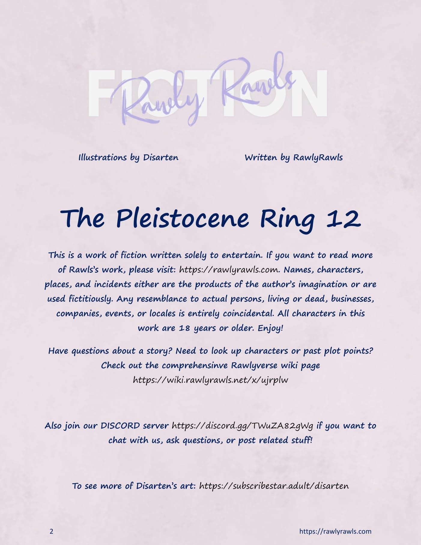 The Pleistocene Ring [Disarten] 12 . The Pleistocene Ring - Chapter 12 [Disarten , RawlyRawls] – page 2