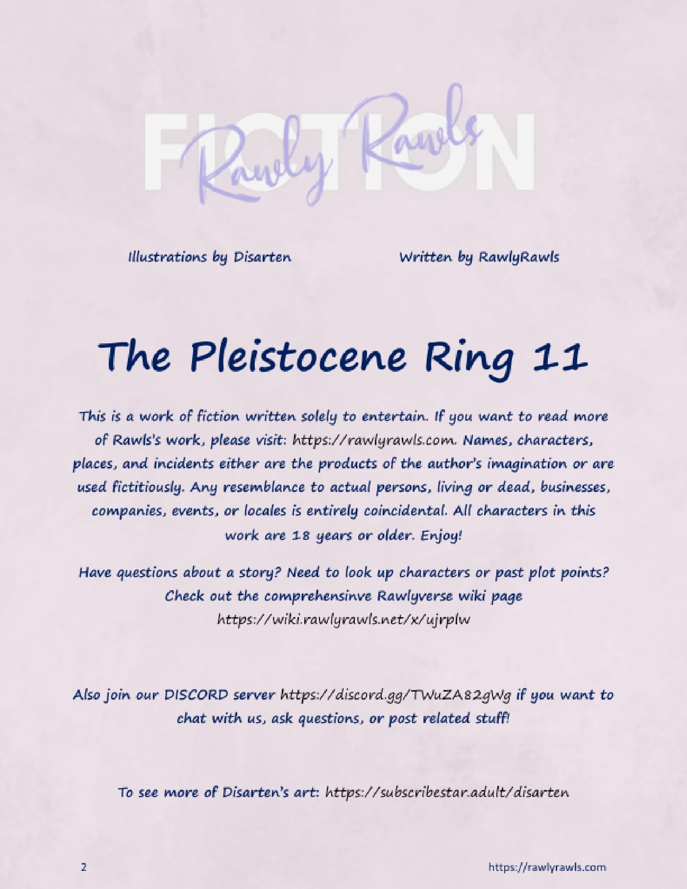 The Pleistocene Ring [Disarten] 11 . The Pleistocene Ring - Chapter 11 [Disarten , RawlyRawls] – page 2