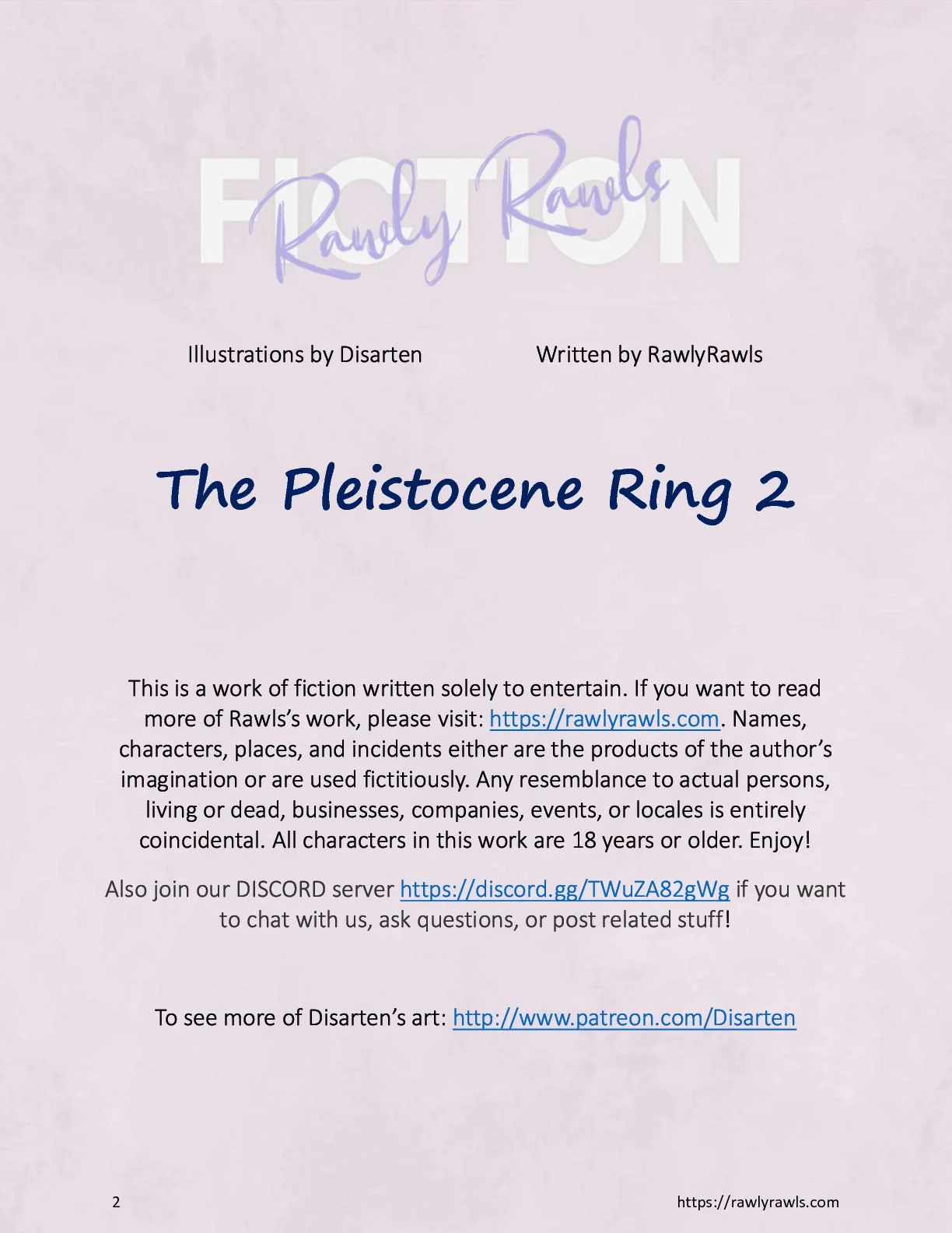 The Pleistocene Ring [Disarten] 2 . The Pleistocene Ring - Chapter 2 [Disarten] – page 2
