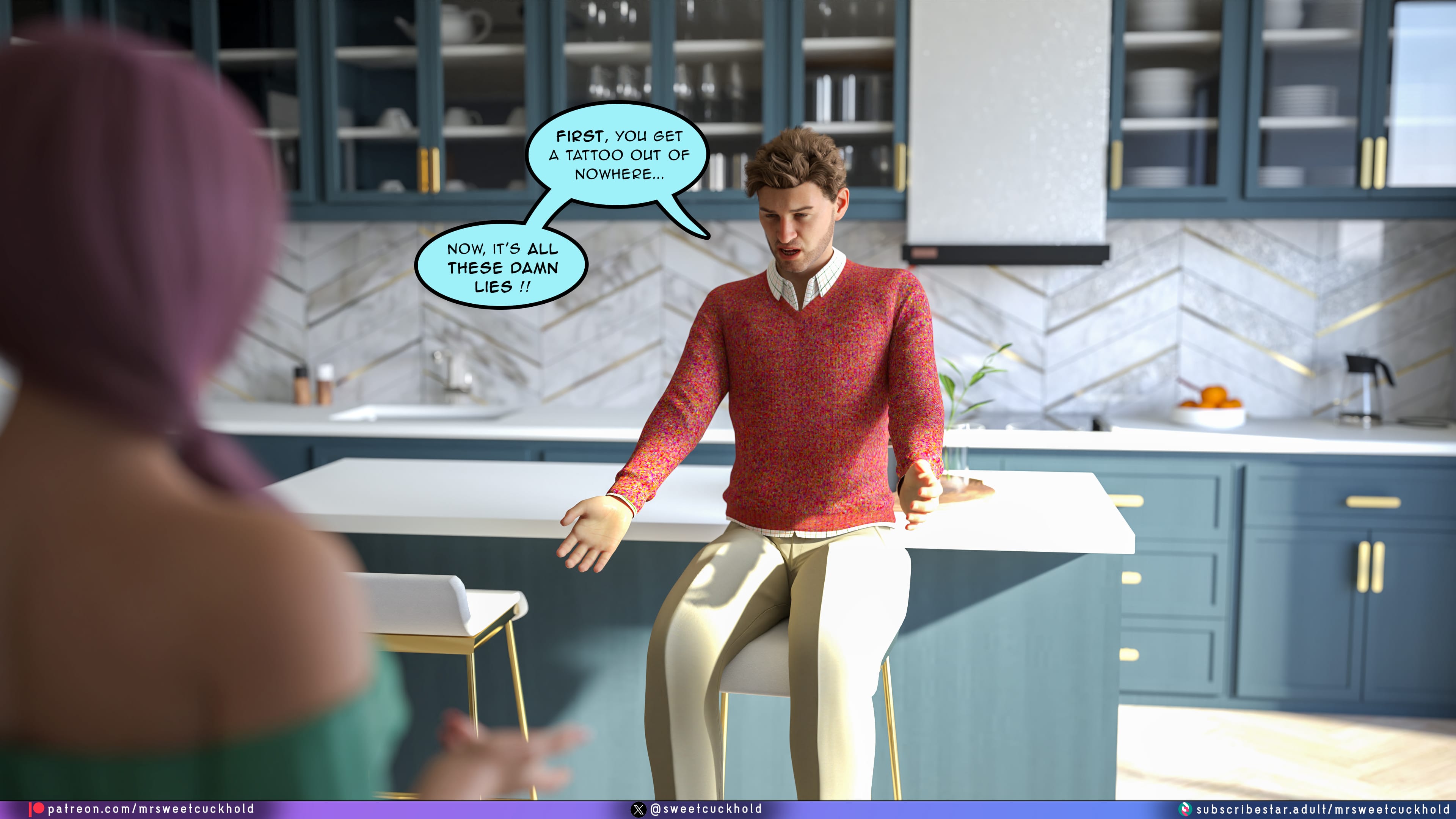 Undercover Betrayal [Mr.SweetCuckhold] 6 . Undercover Betrayal - Chapter 6 [Mr.SweetCuckhold] – page 37
