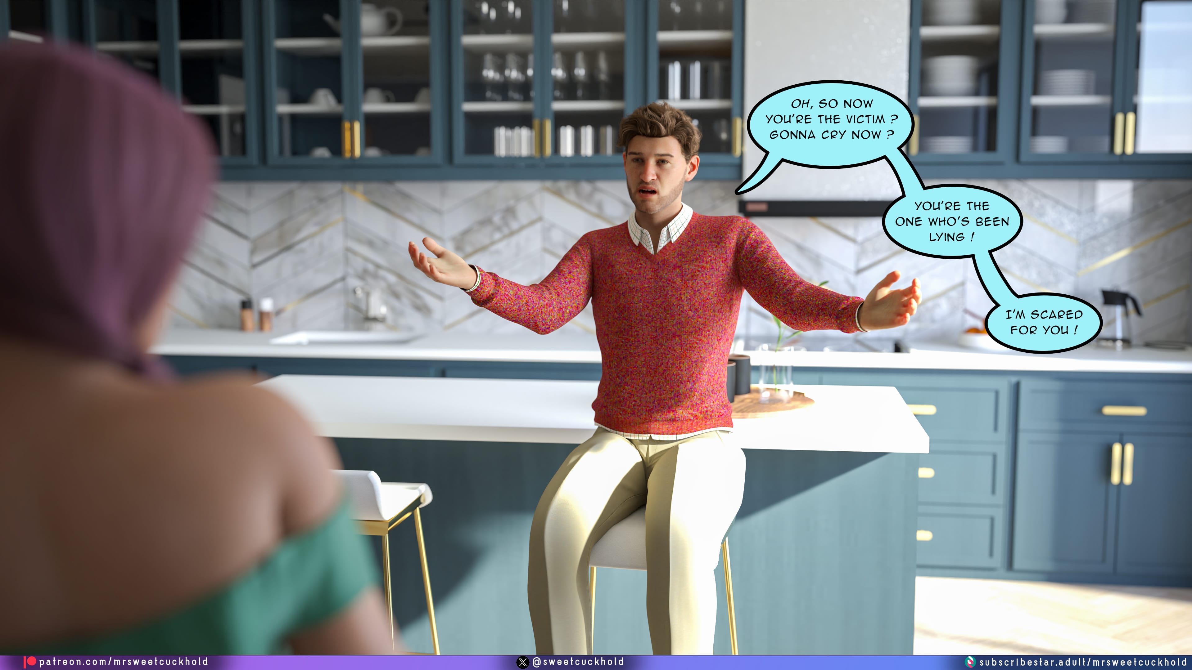Undercover Betrayal [Mr.SweetCuckhold] 6 . Undercover Betrayal - Chapter 6 [Mr.SweetCuckhold] – page 42