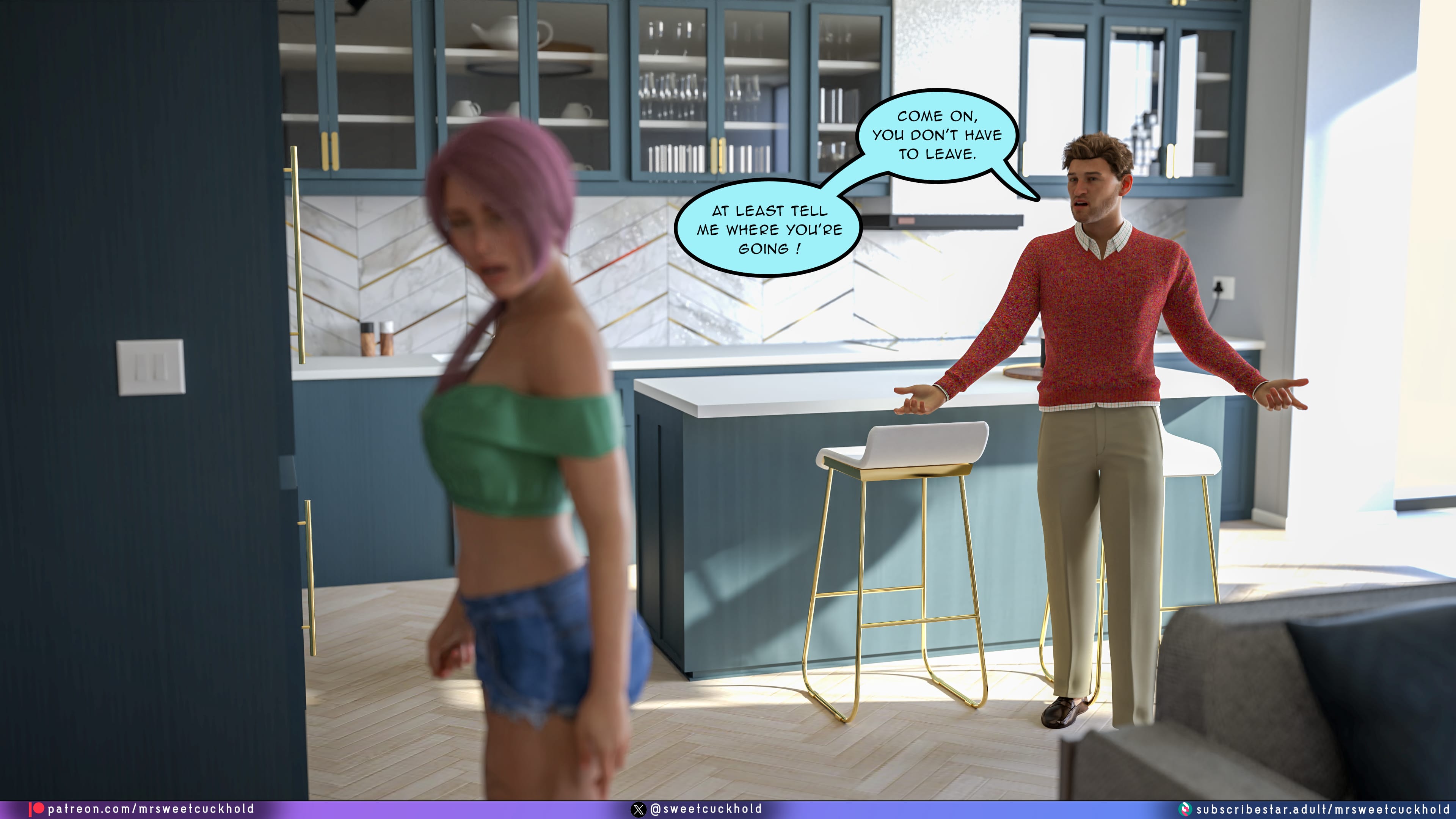 Undercover Betrayal [Mr.SweetCuckhold] 6 . Undercover Betrayal - Chapter 6 [Mr.SweetCuckhold] – page 47