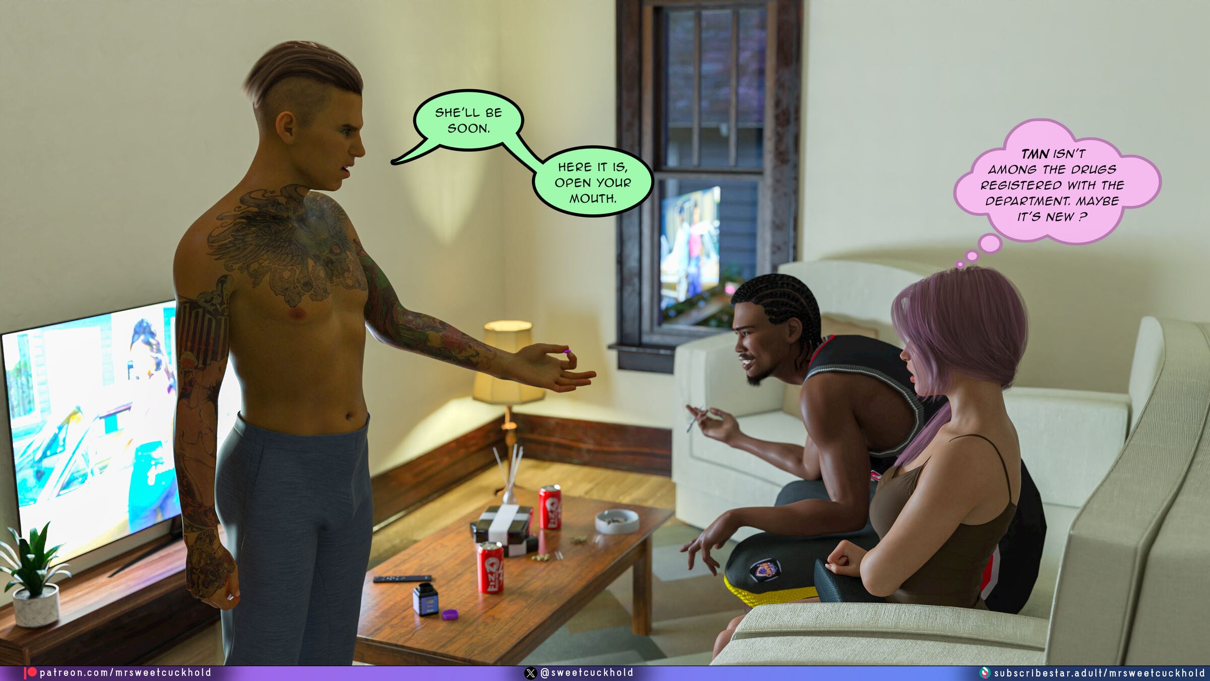 Undercover Betrayal [Mr.SweetCuckhold] 5 . Undercover Betrayal - Chapter 5 [Mr.SweetCuckhold] – page 110