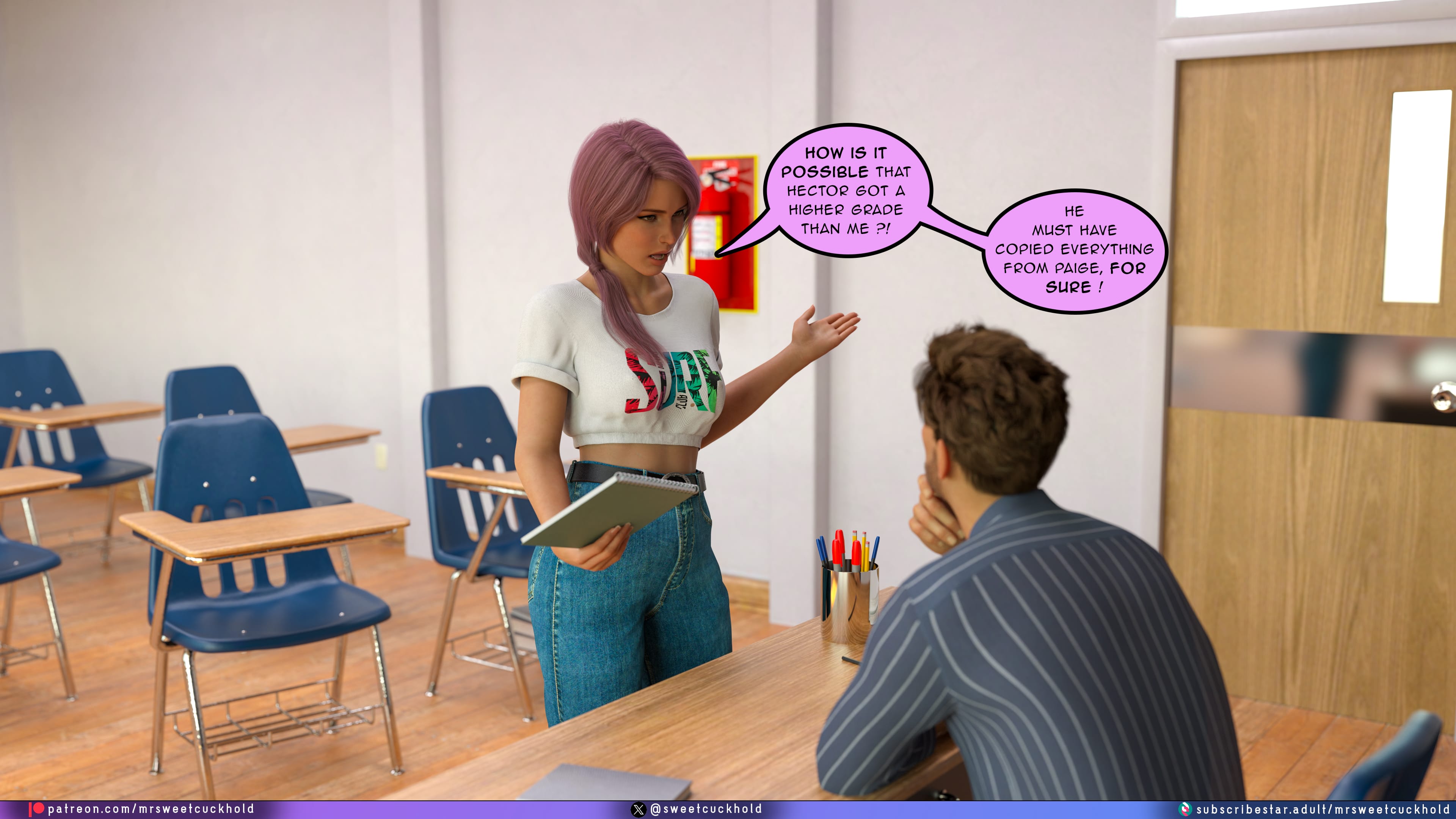 Undercover Betrayal [Mr.SweetCuckhold] 5 . Undercover Betrayal - Chapter 5 [Mr.SweetCuckhold] – page 72