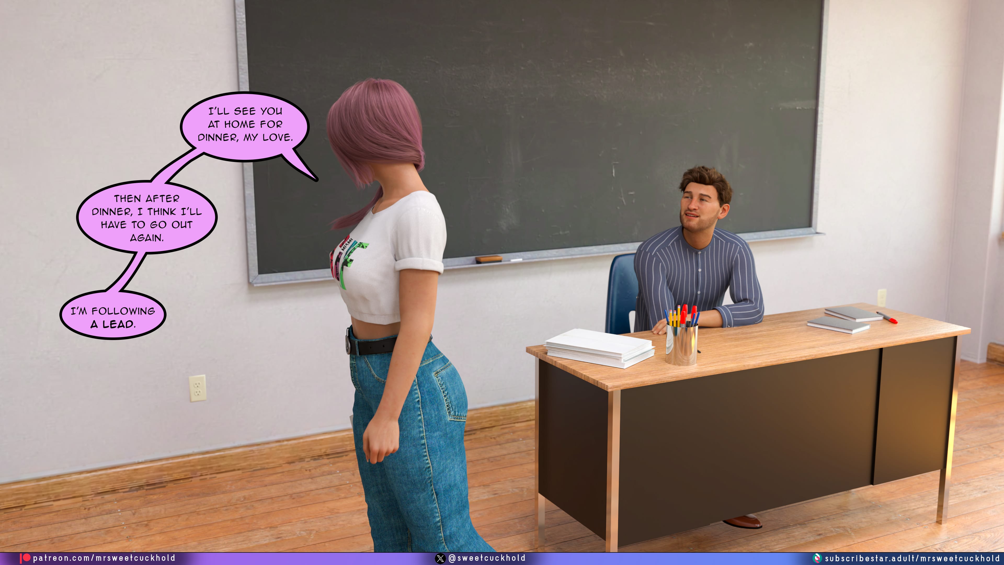 Undercover Betrayal [Mr.SweetCuckhold] 5 . Undercover Betrayal - Chapter 5 [Mr.SweetCuckhold] – page 77