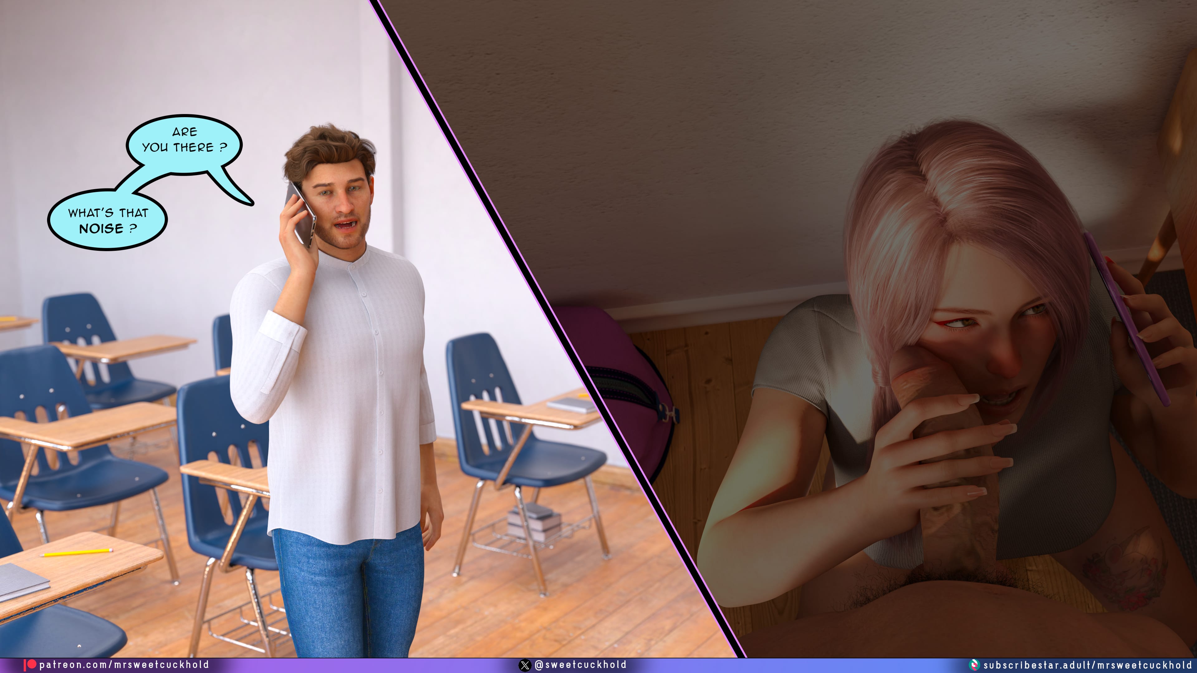 Undercover Betrayal [Mr.SweetCuckhold] 7 . Undercover Betrayal - Chapter 7 [Mr.SweetCuckhold] – page 44