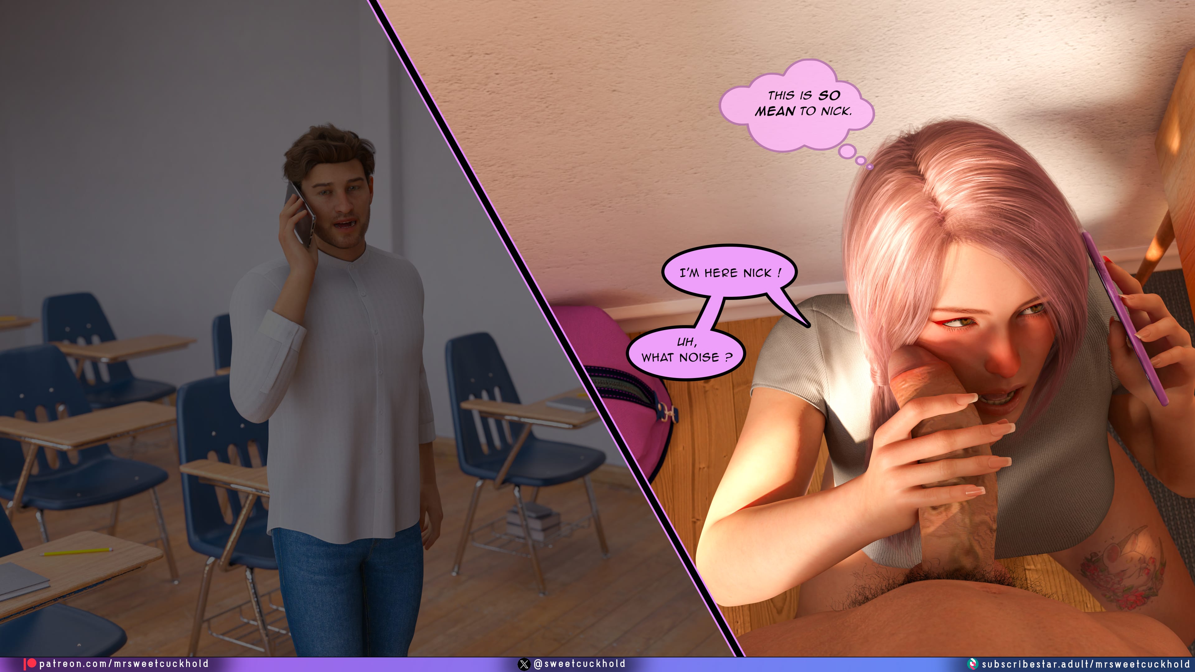Undercover Betrayal [Mr.SweetCuckhold] 7 . Undercover Betrayal - Chapter 7 [Mr.SweetCuckhold] – page 45