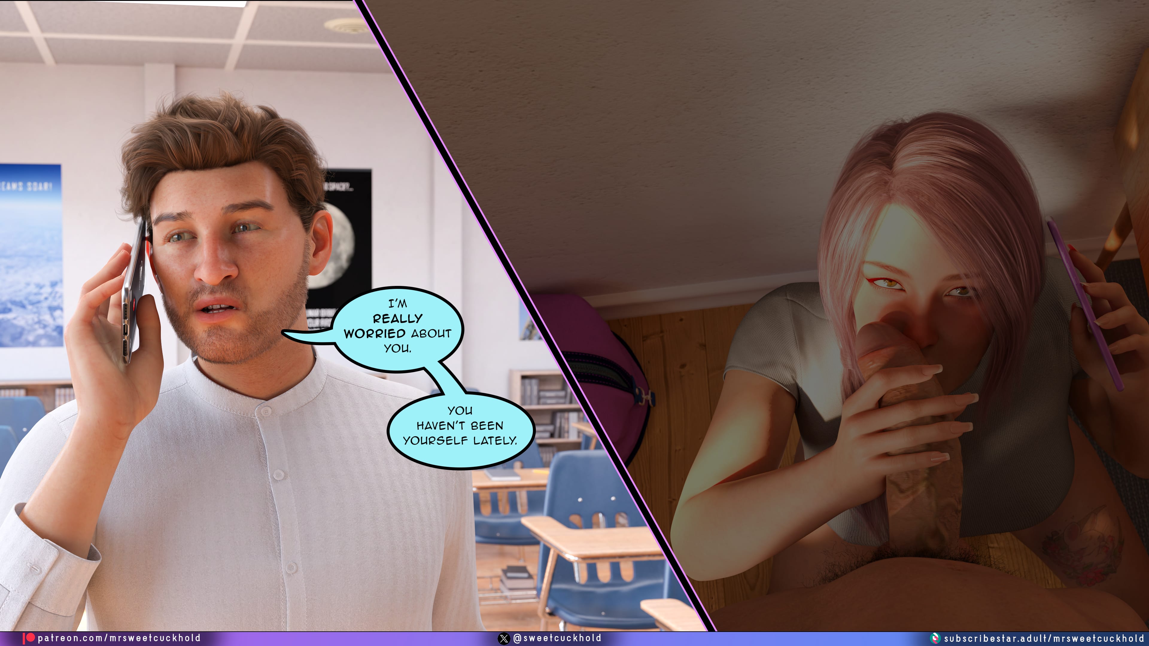 Undercover Betrayal [Mr.SweetCuckhold] 7 . Undercover Betrayal - Chapter 7 [Mr.SweetCuckhold] – page 46