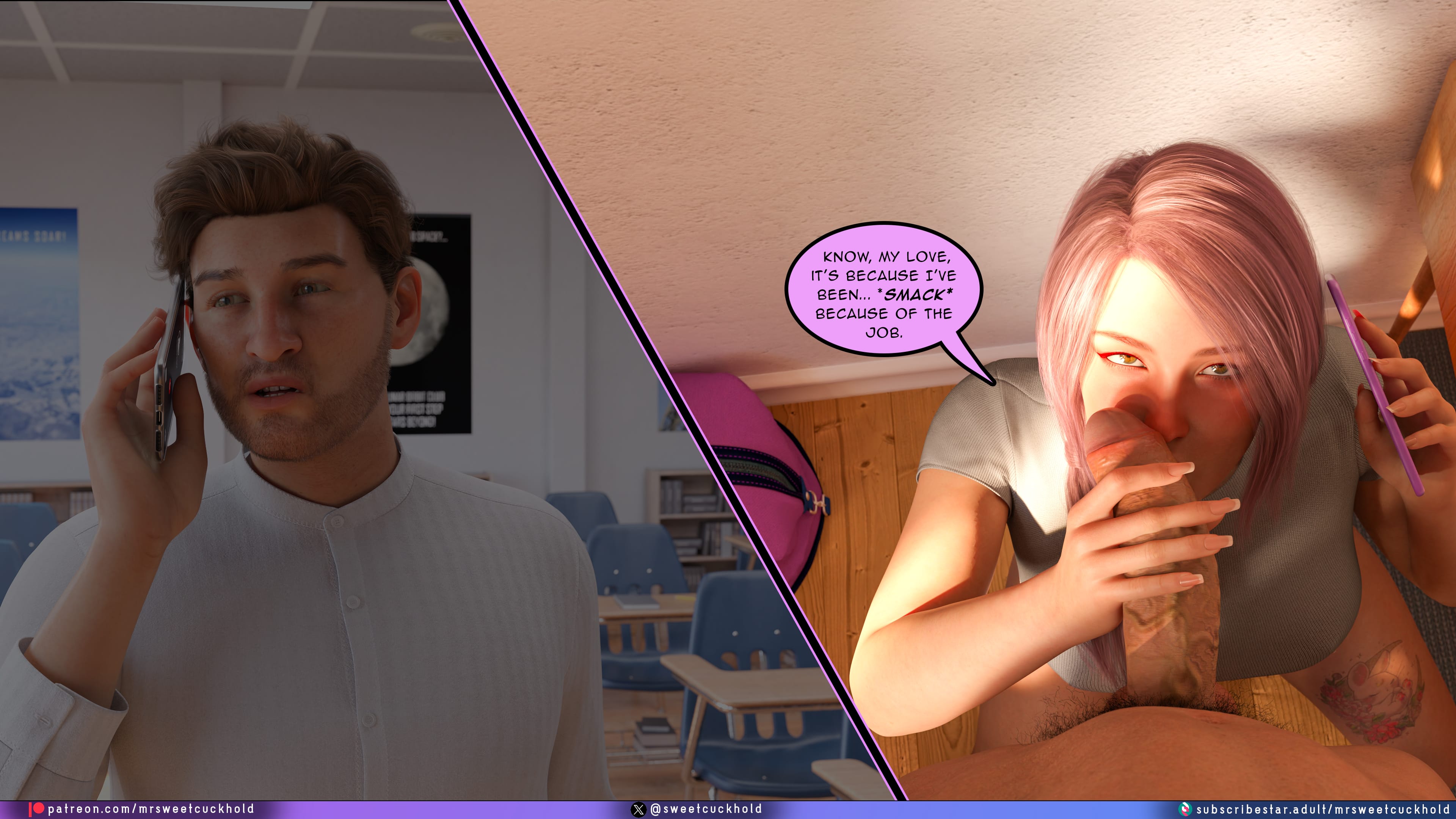 Undercover Betrayal [Mr.SweetCuckhold] 7 . Undercover Betrayal - Chapter 7 [Mr.SweetCuckhold] – page 47