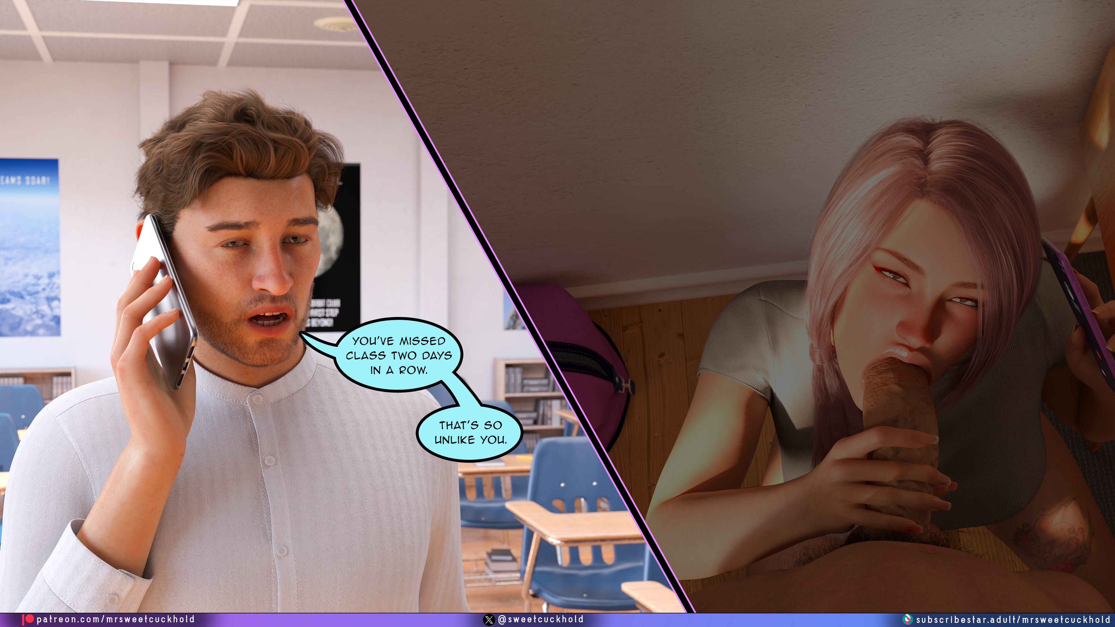Undercover Betrayal [Mr.SweetCuckhold] 7 . Undercover Betrayal - Chapter 7 [Mr.SweetCuckhold] – page 48