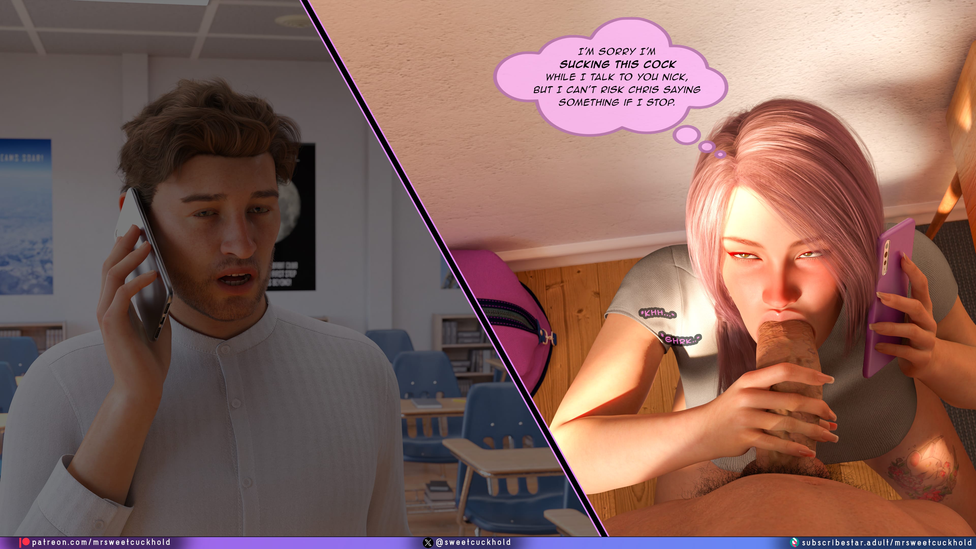 Undercover Betrayal [Mr.SweetCuckhold] 7 . Undercover Betrayal - Chapter 7 [Mr.SweetCuckhold] – page 50