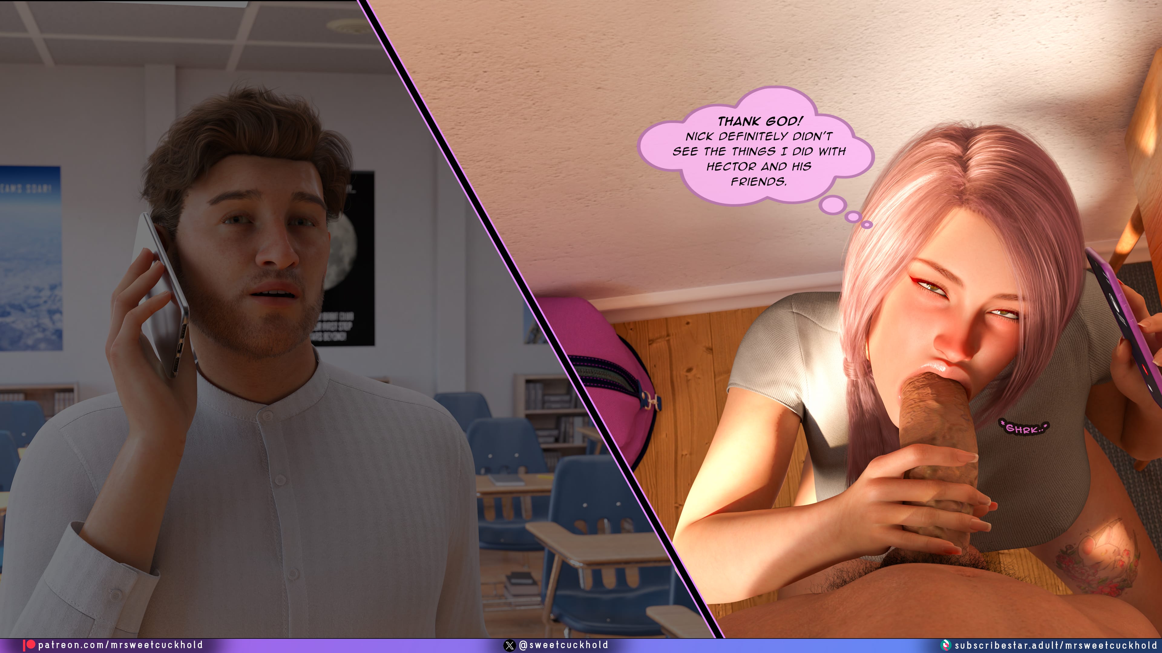 Undercover Betrayal [Mr.SweetCuckhold] 7 . Undercover Betrayal - Chapter 7 [Mr.SweetCuckhold] – page 52