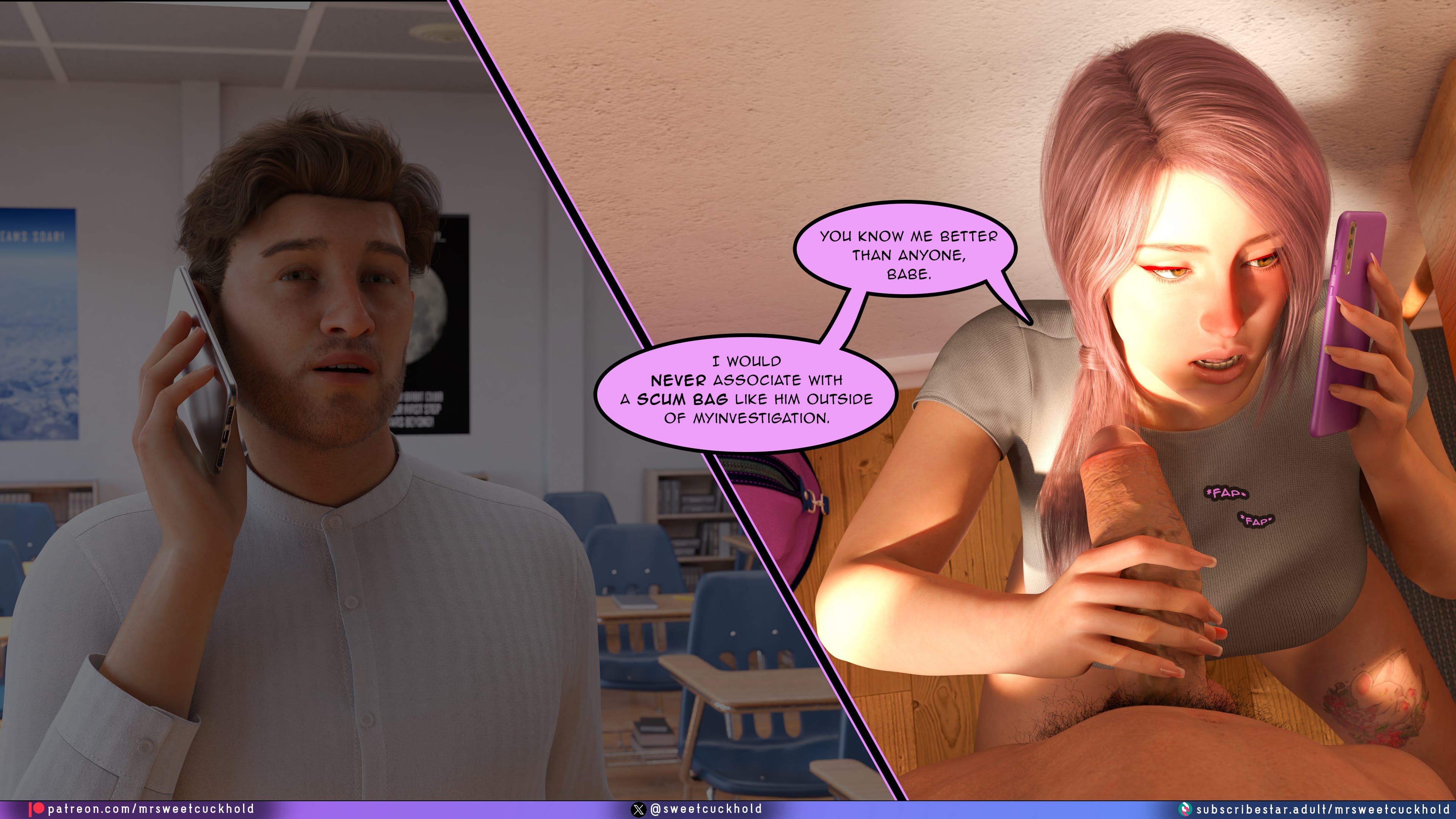Undercover Betrayal [Mr.SweetCuckhold] 7 . Undercover Betrayal - Chapter 7 [Mr.SweetCuckhold] – page 53