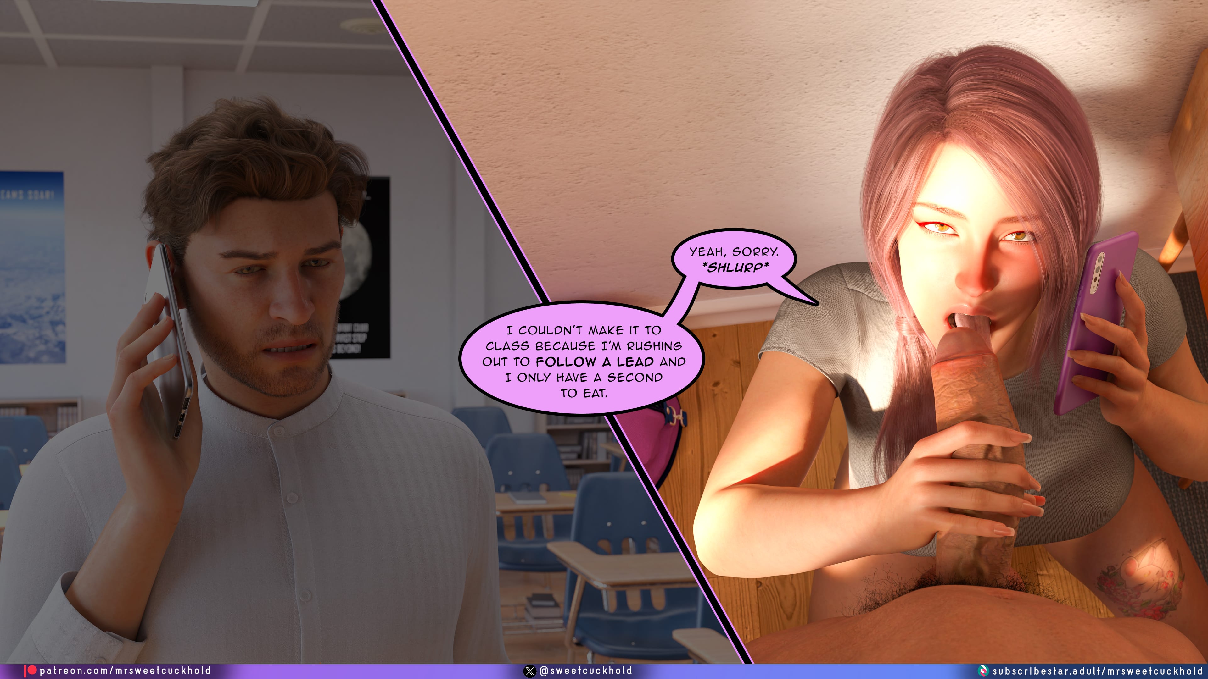 Undercover Betrayal [Mr.SweetCuckhold] 7 . Undercover Betrayal - Chapter 7 [Mr.SweetCuckhold] – page 55