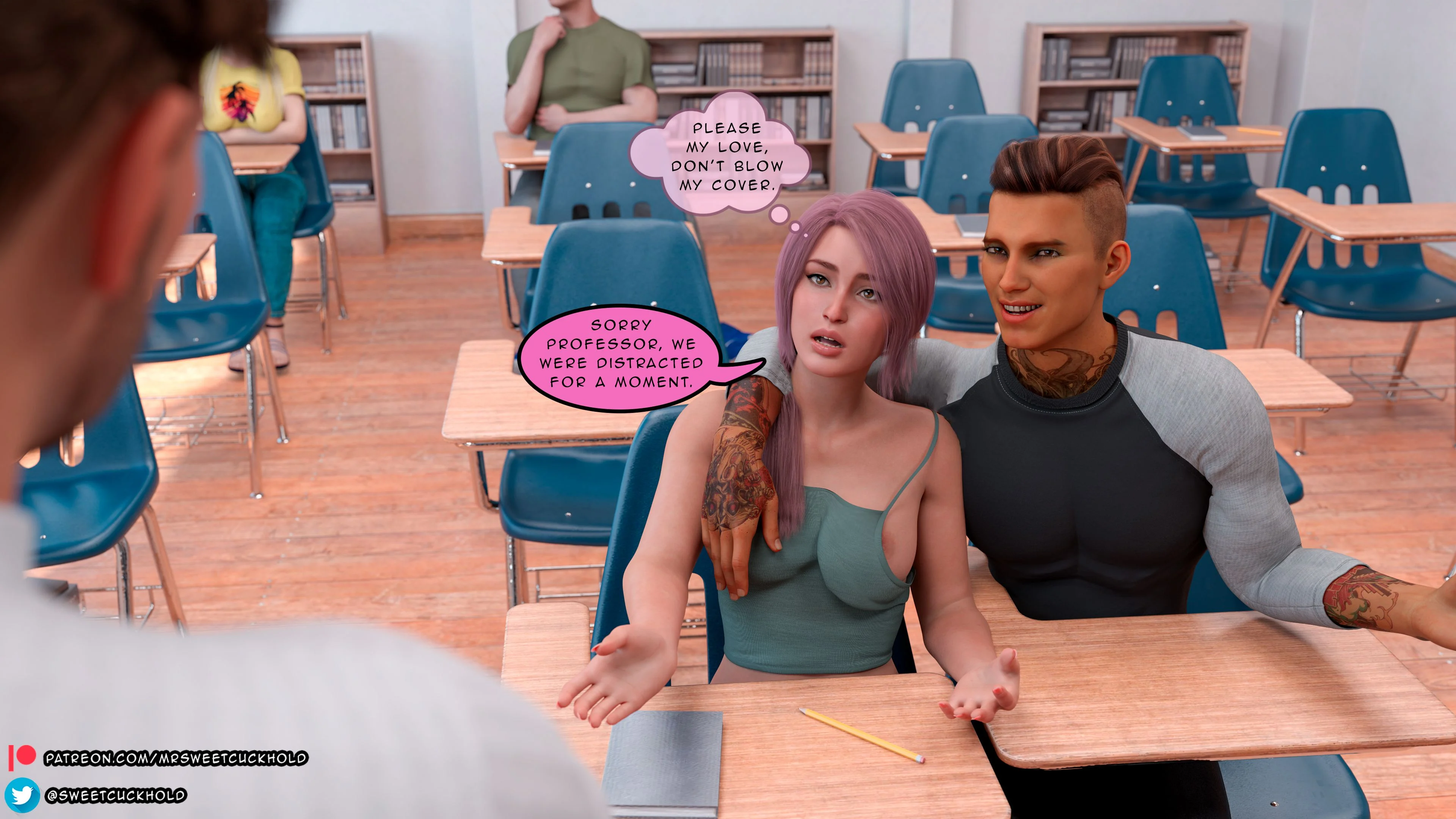 Undercover Betrayal [Mr.SweetCuckhold] 2 . Undercover Betrayal - Chapter 2 [Mr.SweetCuckhold] – page 22