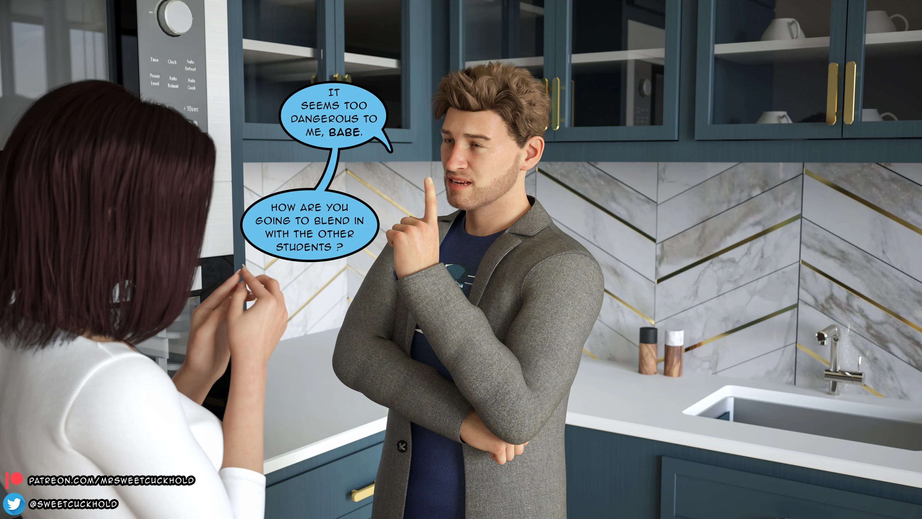 Undercover Betrayal [Mr.SweetCuckhold] 1 . Undercover Betrayal - Chapter 1 [Mr.SweetCuckhold] – page 39