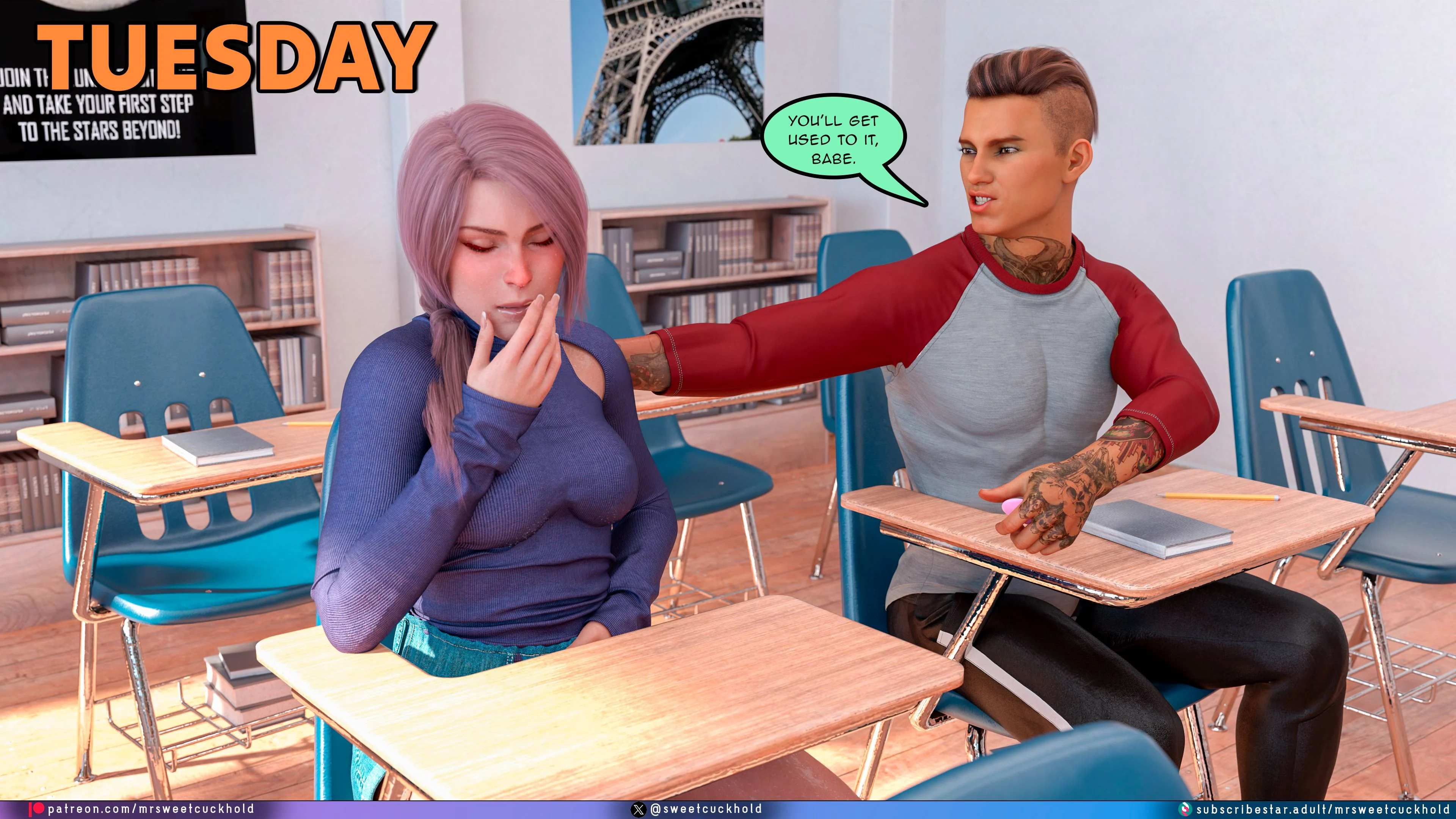 Undercover Betrayal [Mr.SweetCuckhold] 3 . Undercover Betrayal - Chapter 3 [Mr.SweetCuckhold] – page 105
