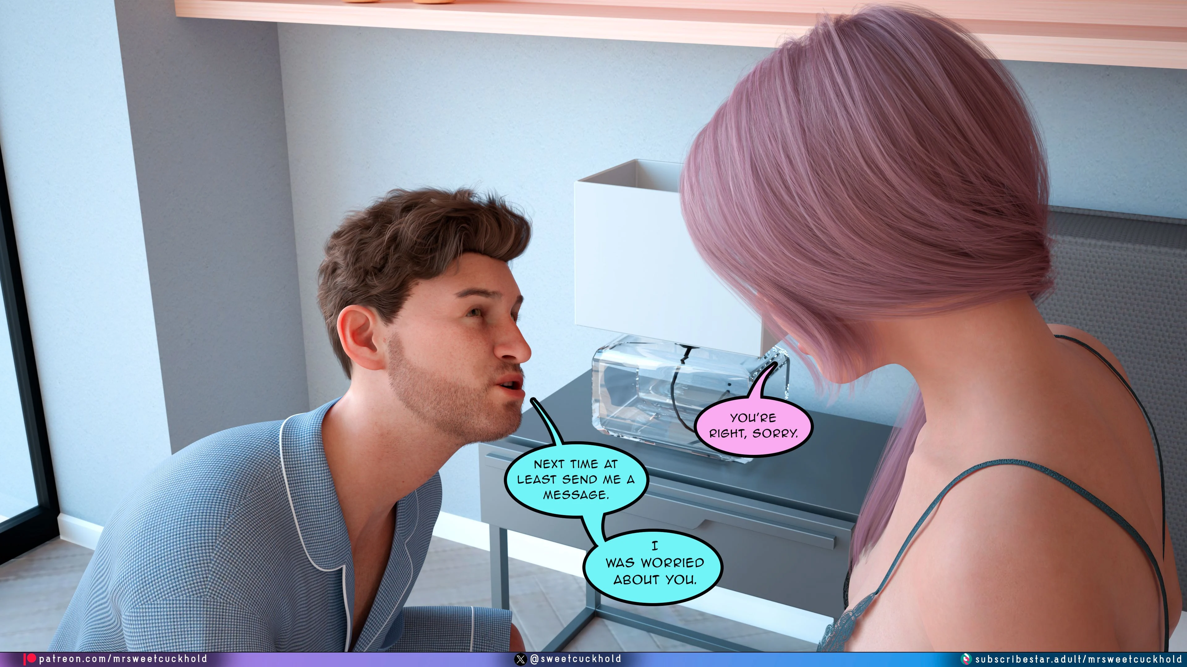 Undercover Betrayal [Mr.SweetCuckhold] 3 . Undercover Betrayal - Chapter 3 [Mr.SweetCuckhold] – page 9