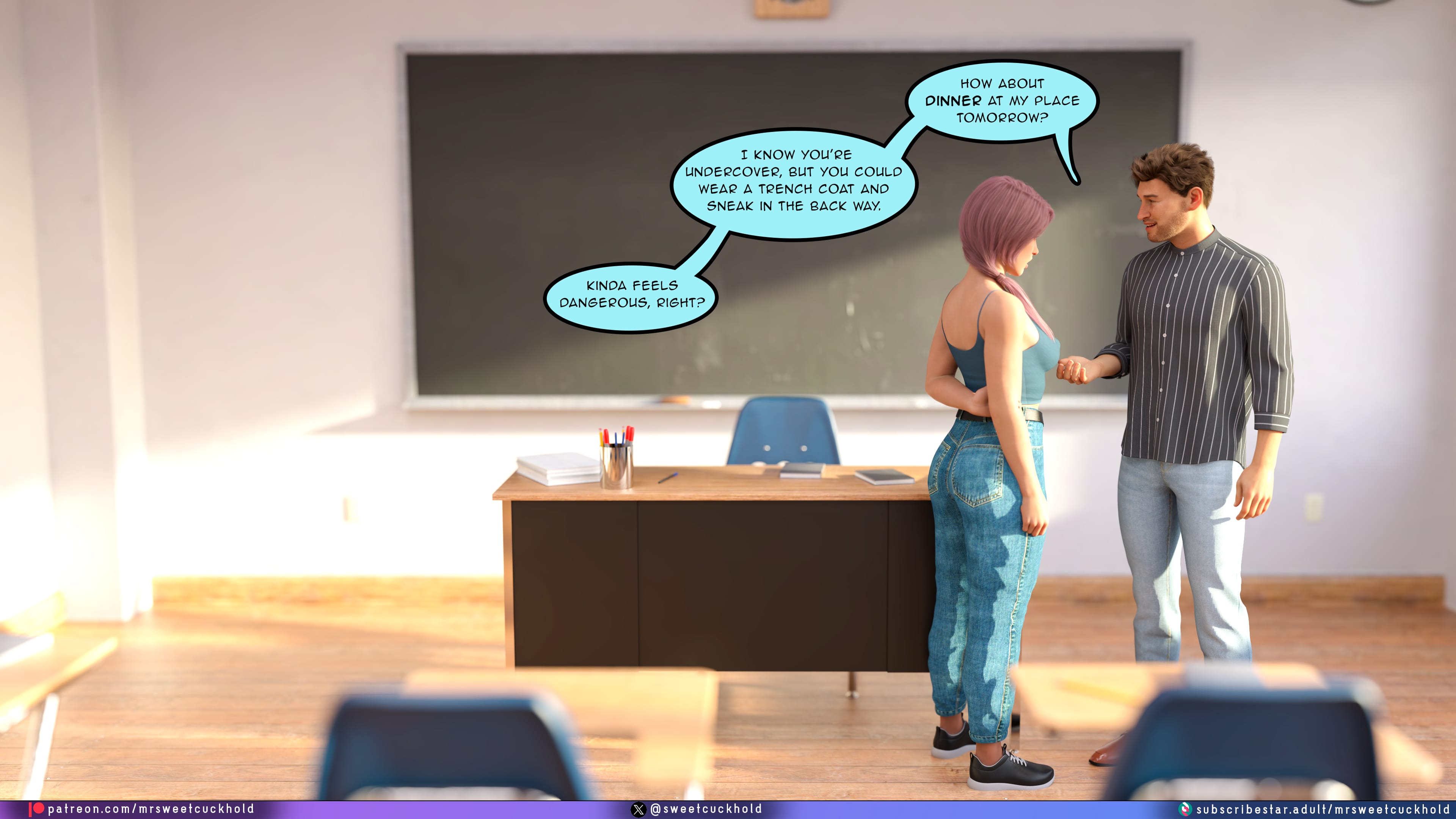 Undercover Betrayal [Mr.SweetCuckhold] 8 . Undercover Betrayal - Chapter 8 [Mr.SweetCuckhold] – page 108