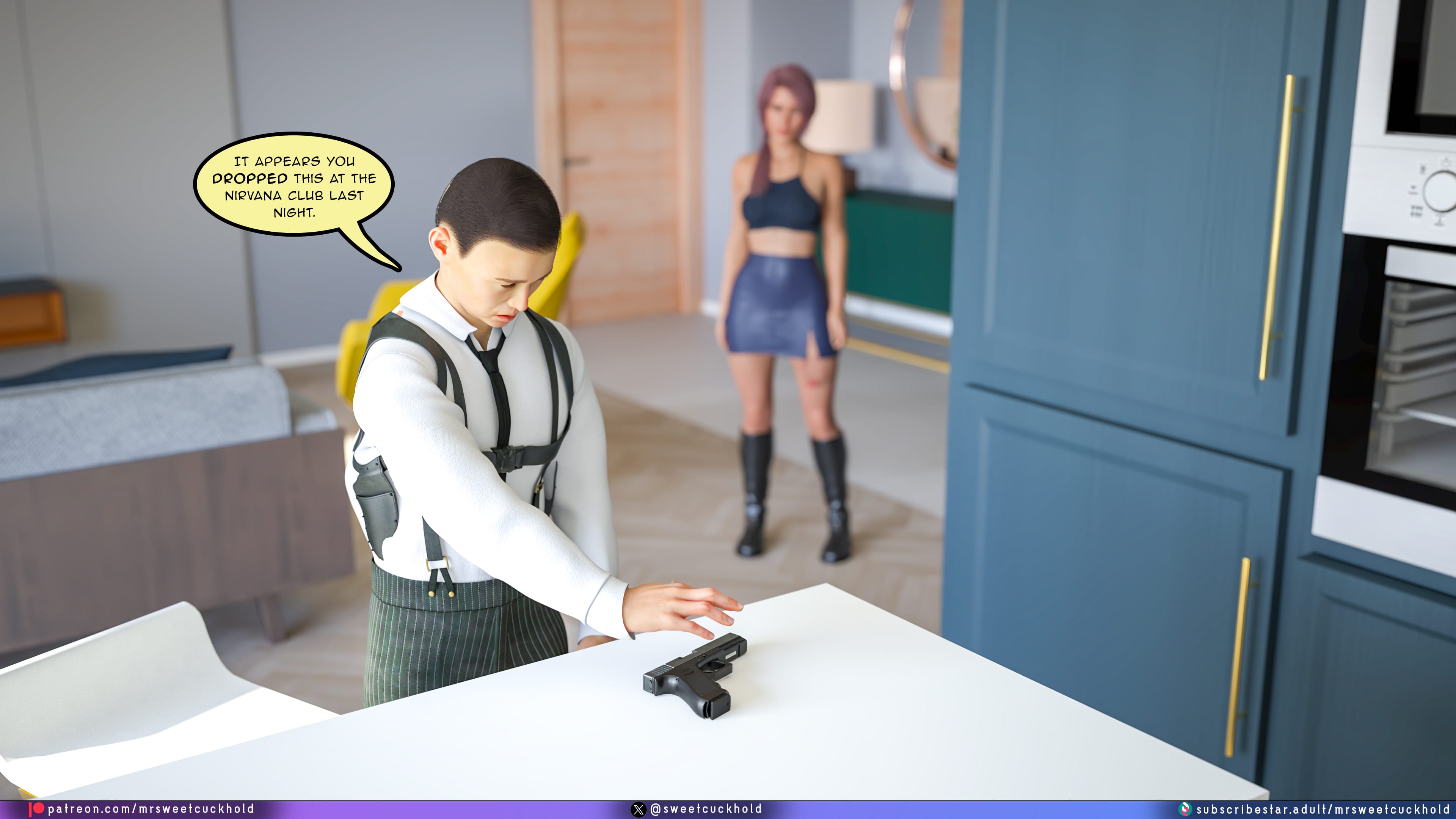 Undercover Betrayal [Mr.SweetCuckhold] 8 . Undercover Betrayal - Chapter 8 [Mr.SweetCuckhold] – page 22