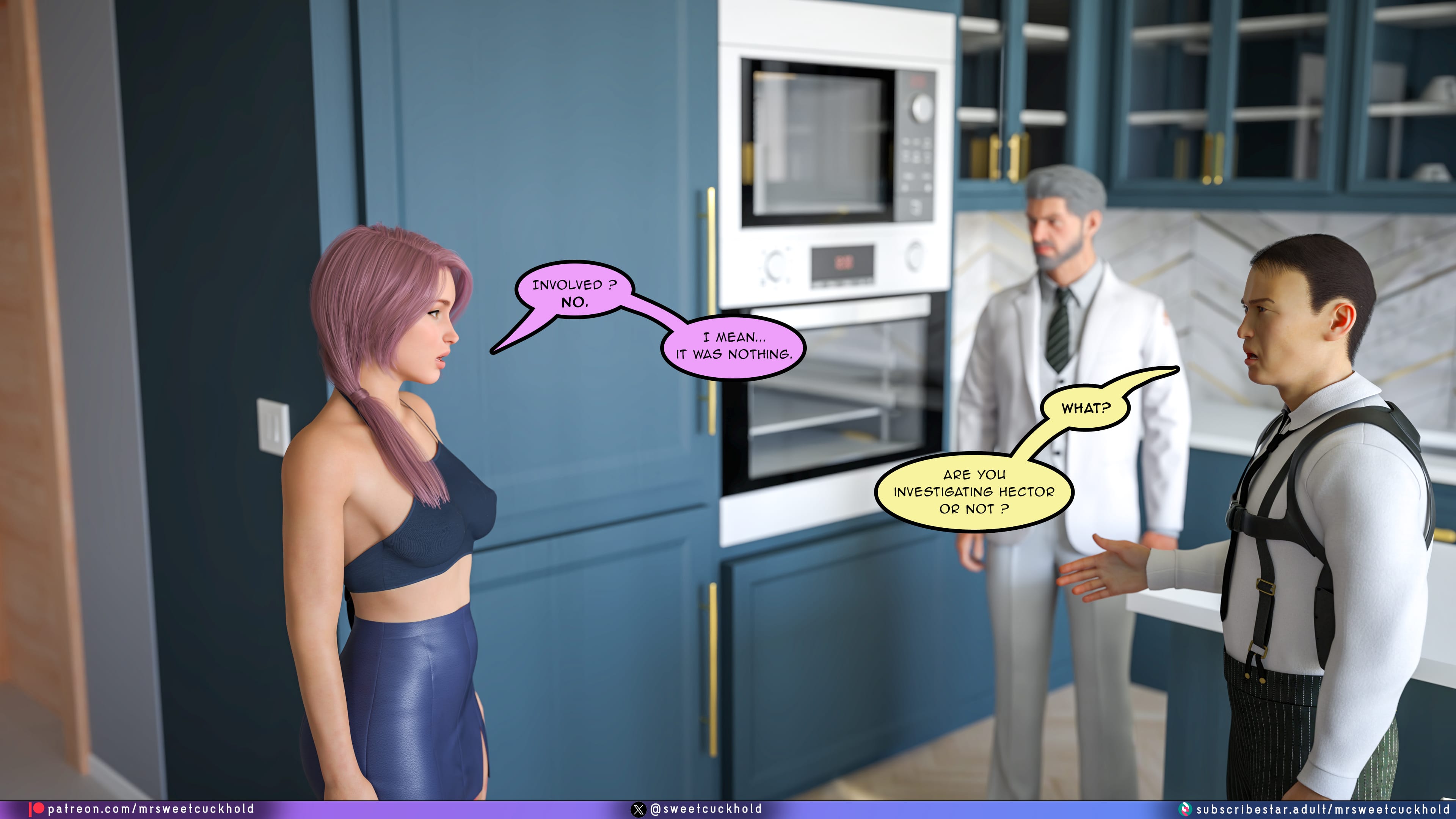 Undercover Betrayal [Mr.SweetCuckhold] 8 . Undercover Betrayal - Chapter 8 [Mr.SweetCuckhold] – page 35