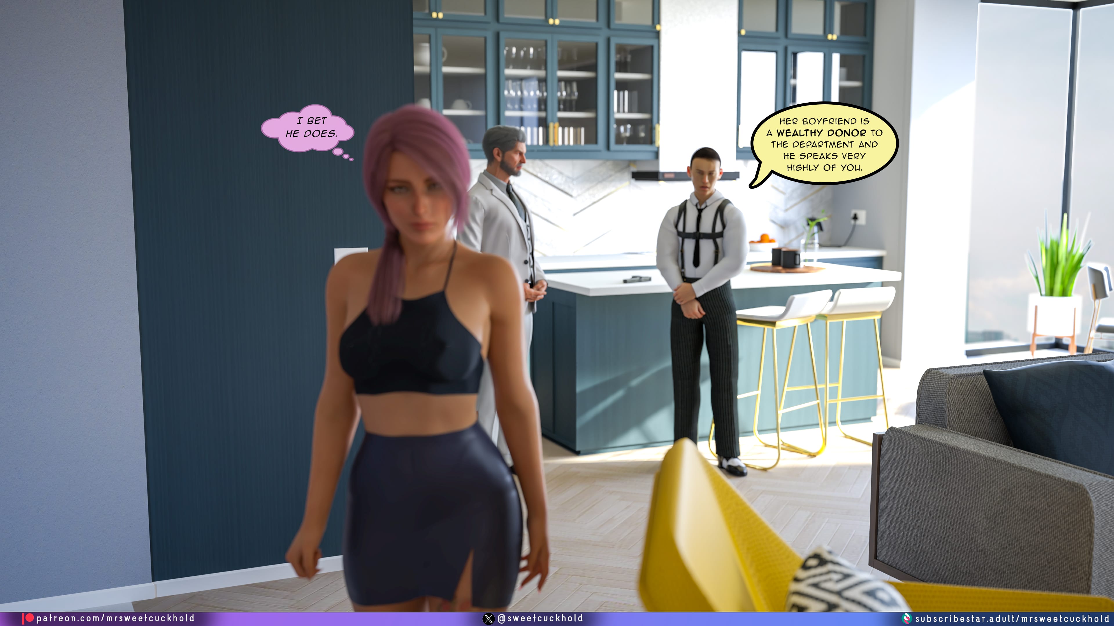 Undercover Betrayal [Mr.SweetCuckhold] 8 . Undercover Betrayal - Chapter 8 [Mr.SweetCuckhold] – page 43