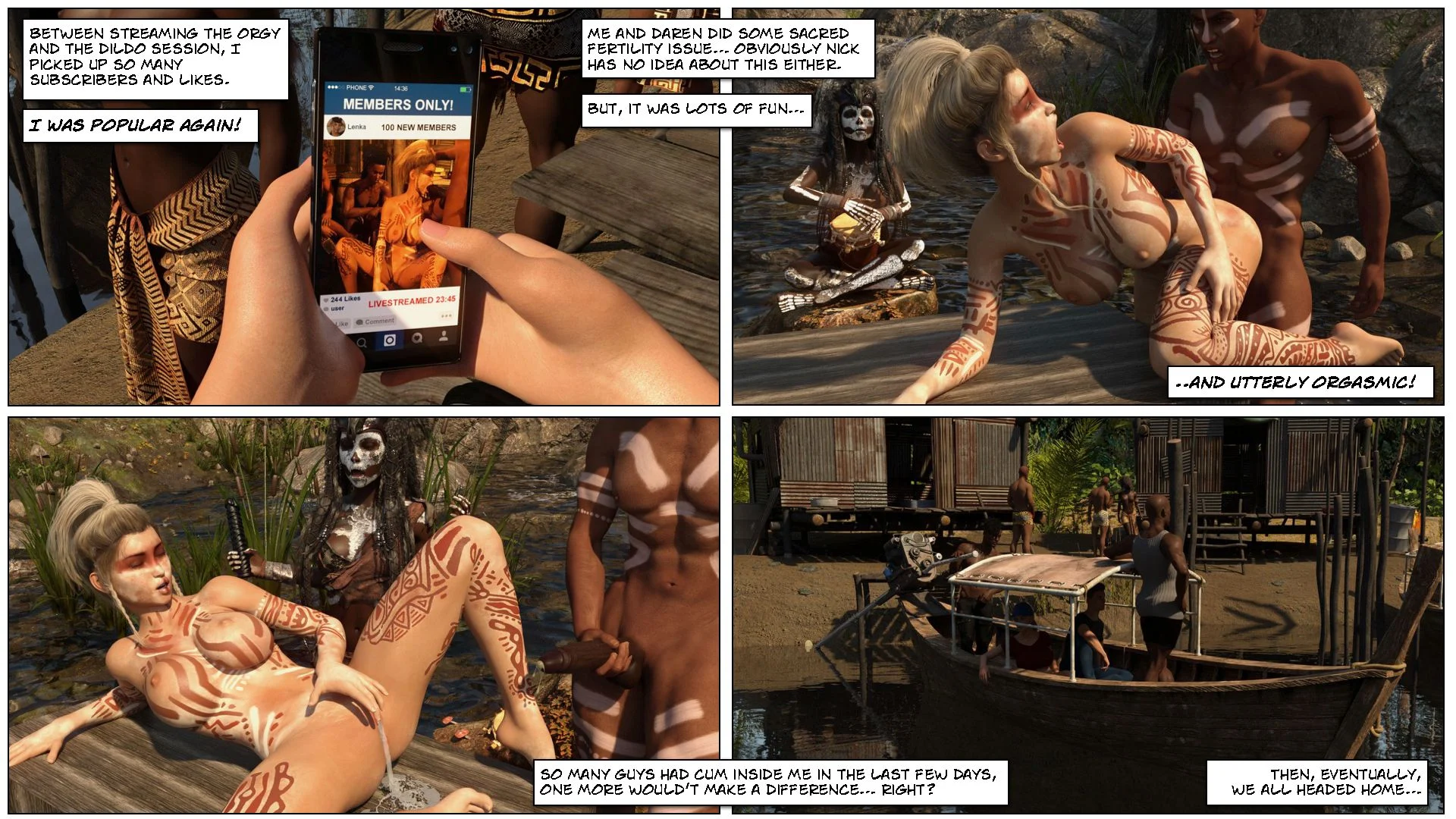 Blackmaled [Sexy3DComics] Blackmaled - Lenka's Story 4 – page 5