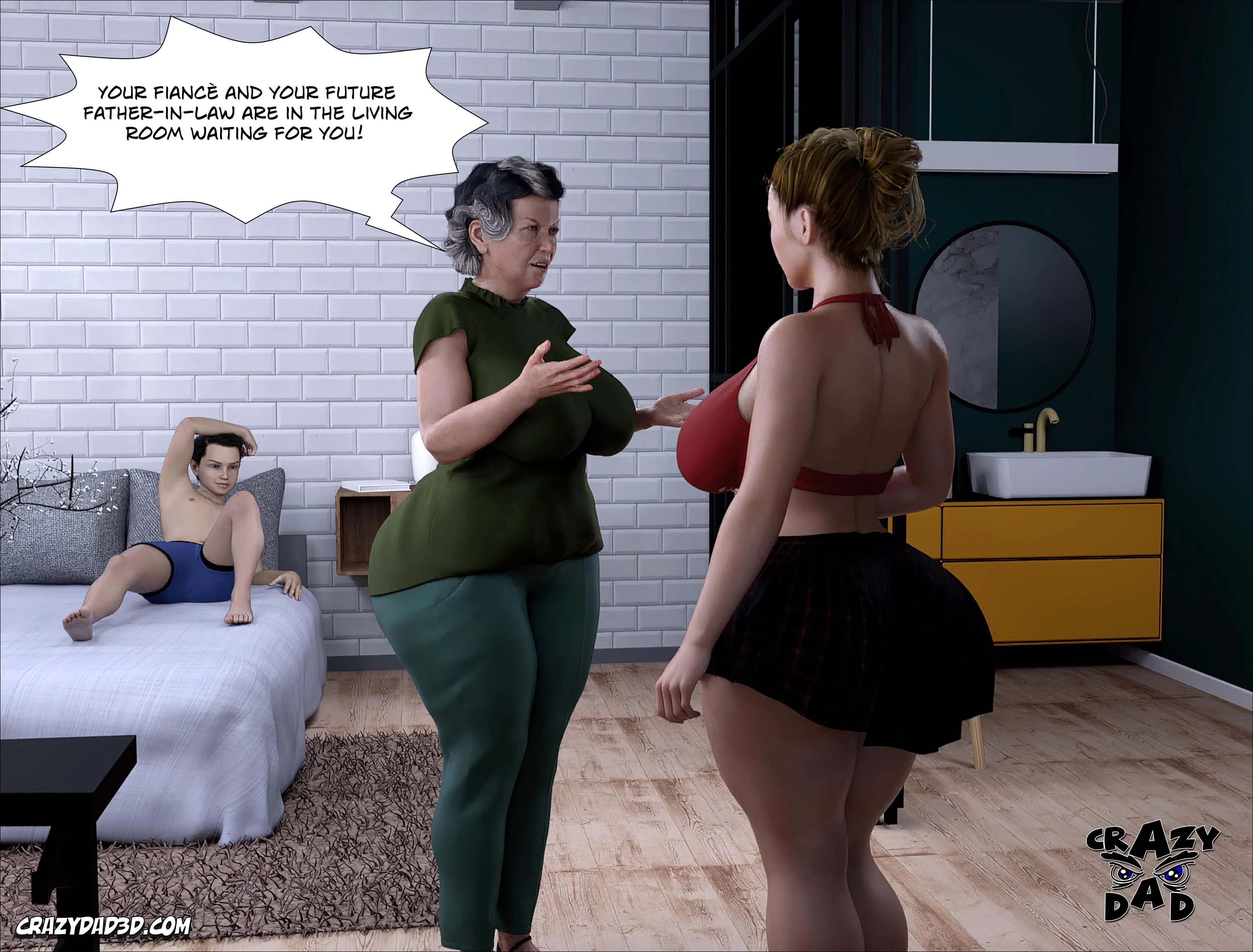 Father-In-Law At Home [CrazyDad3D] 33 . Father-In-Law At Home - Chapter 33 [CrazyDad3D] – page 13