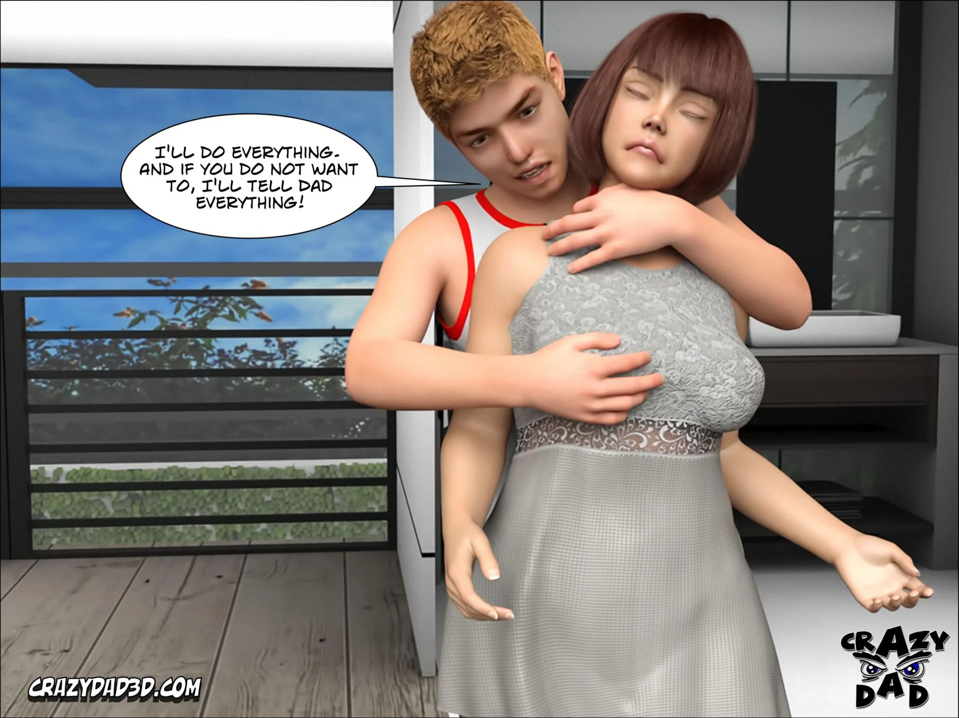 Foster Mother [CrazyDad3D] 12 . Foster Mother - Chapter 12 [CrazyDad3D] – page 48