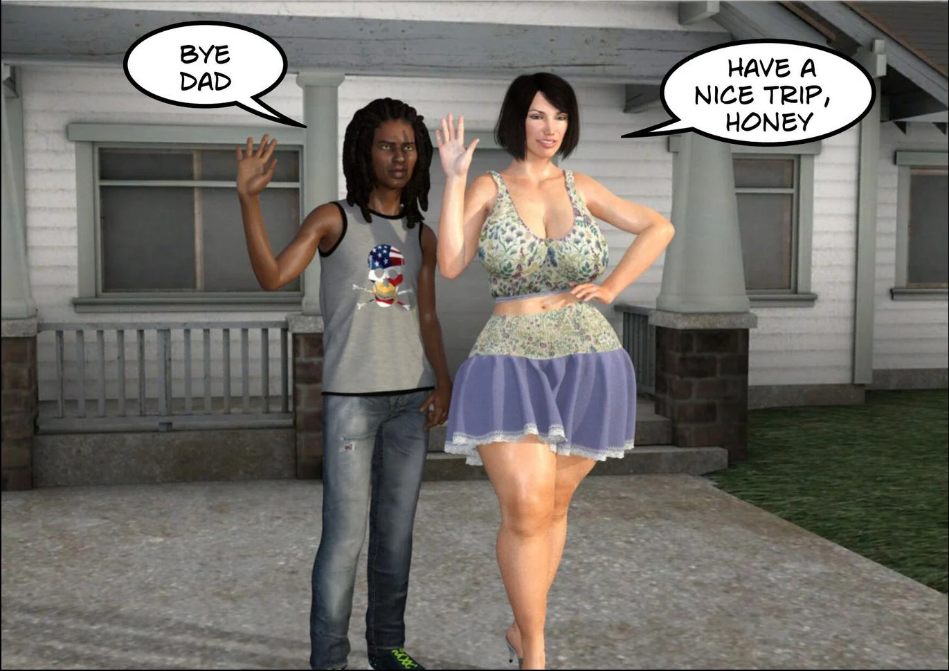 Foster Mother [CrazyDad3D] 2 . Foster Mother - Chapter 2 [CrazyDad3D] – page 4