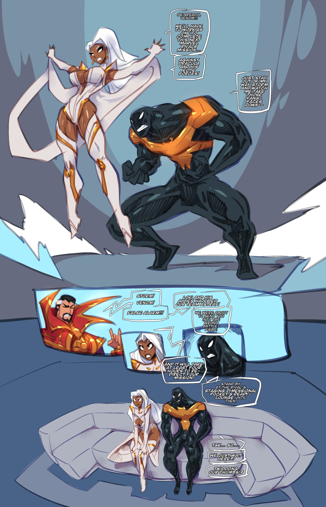 Storm X Pure Venom Goof Of (Marvel Rivals) [Fred Perry] 1 . Storm X Pure Venom Goof Of - Chapter 1 (Marvel Rivals) [Fred Perry] – page 1