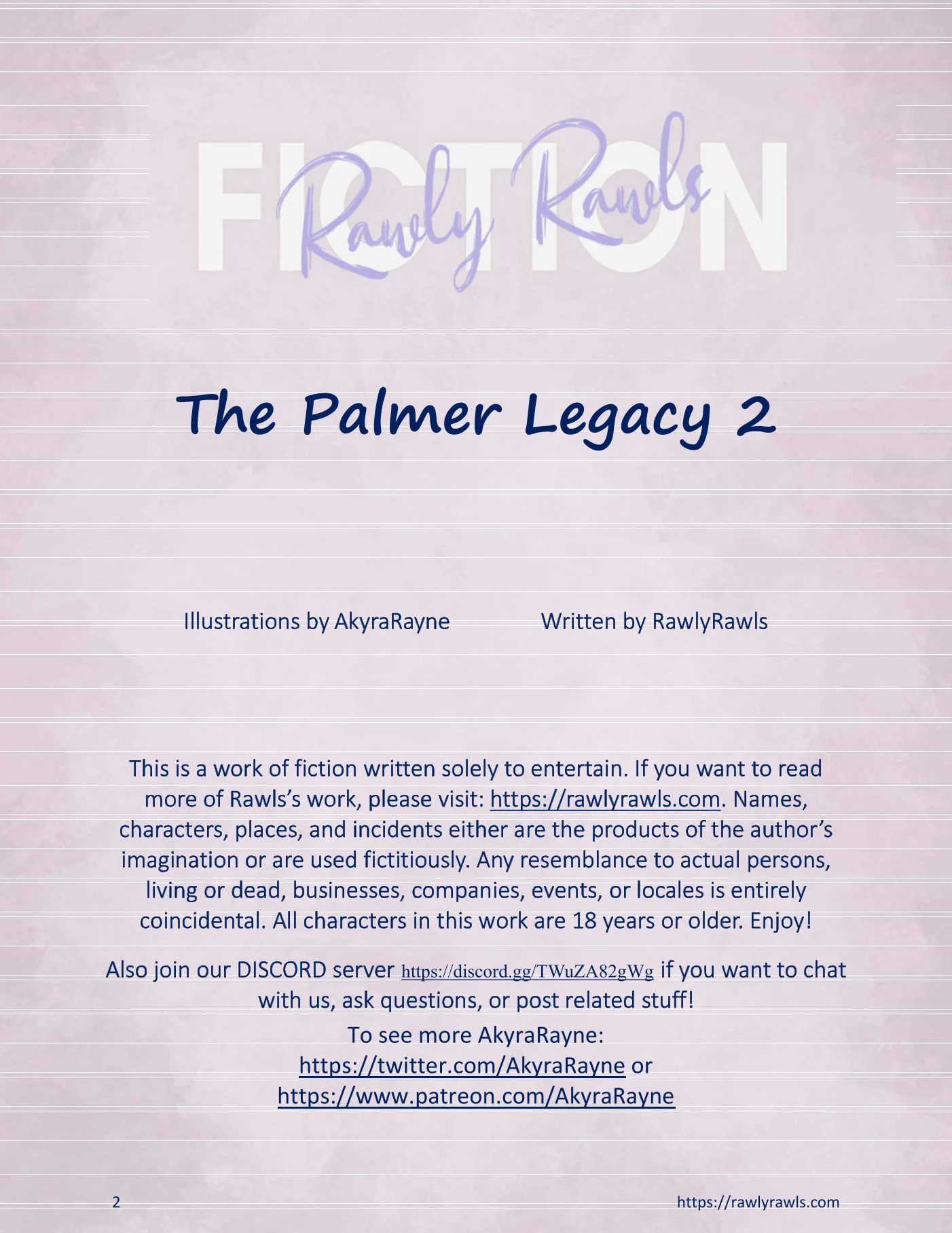 The Palmer Legacy [AkyraRayne , RawlyRawls] 2 . The Palmer Legacy - Chapter 2 [AkyraRayne , RawlyRawls] – page 2