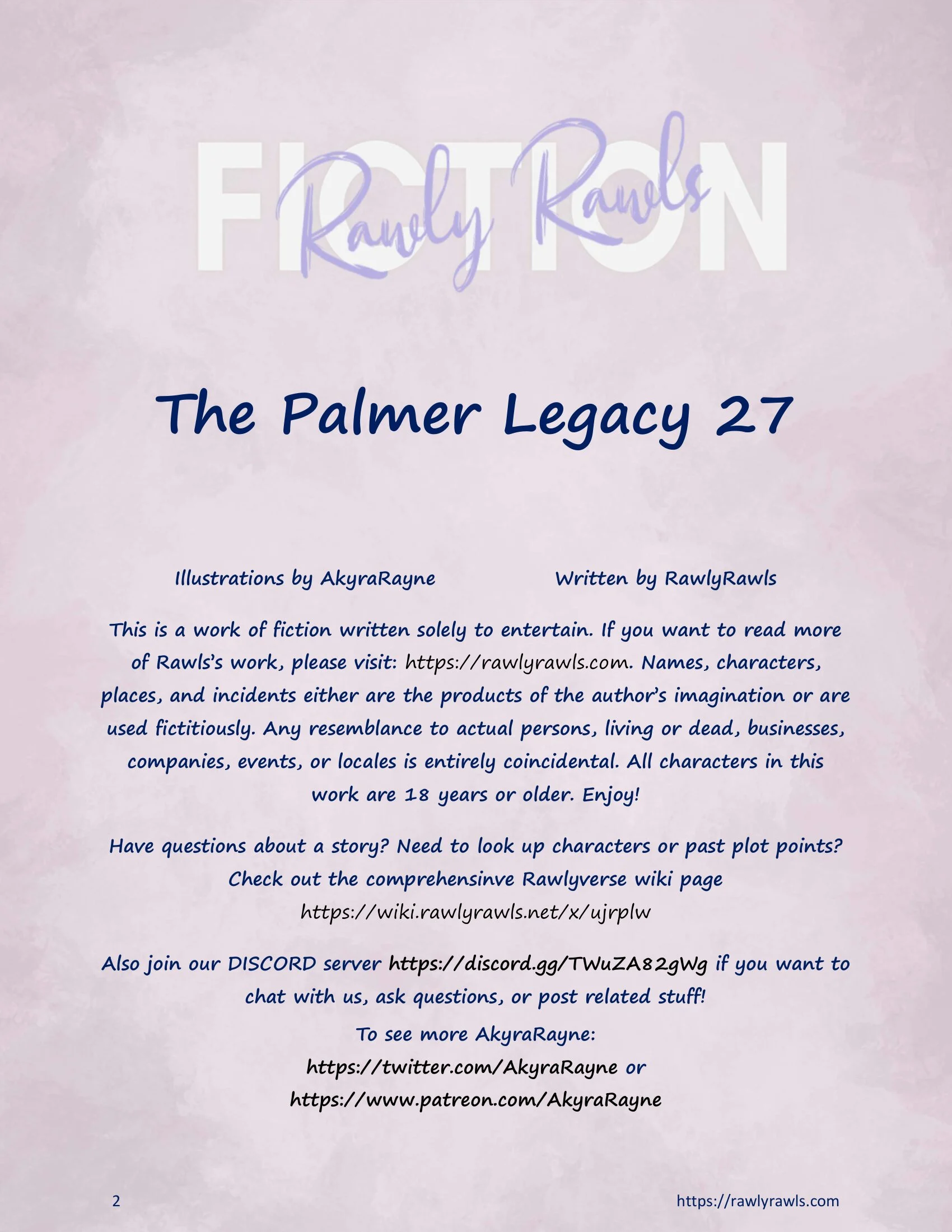 The Palmer Legacy [AkyraRayne , RawlyRawls] 27 . The Palmer Legacy - Chapter 27 [AkyraRayne , RawlyRawls] – page 2