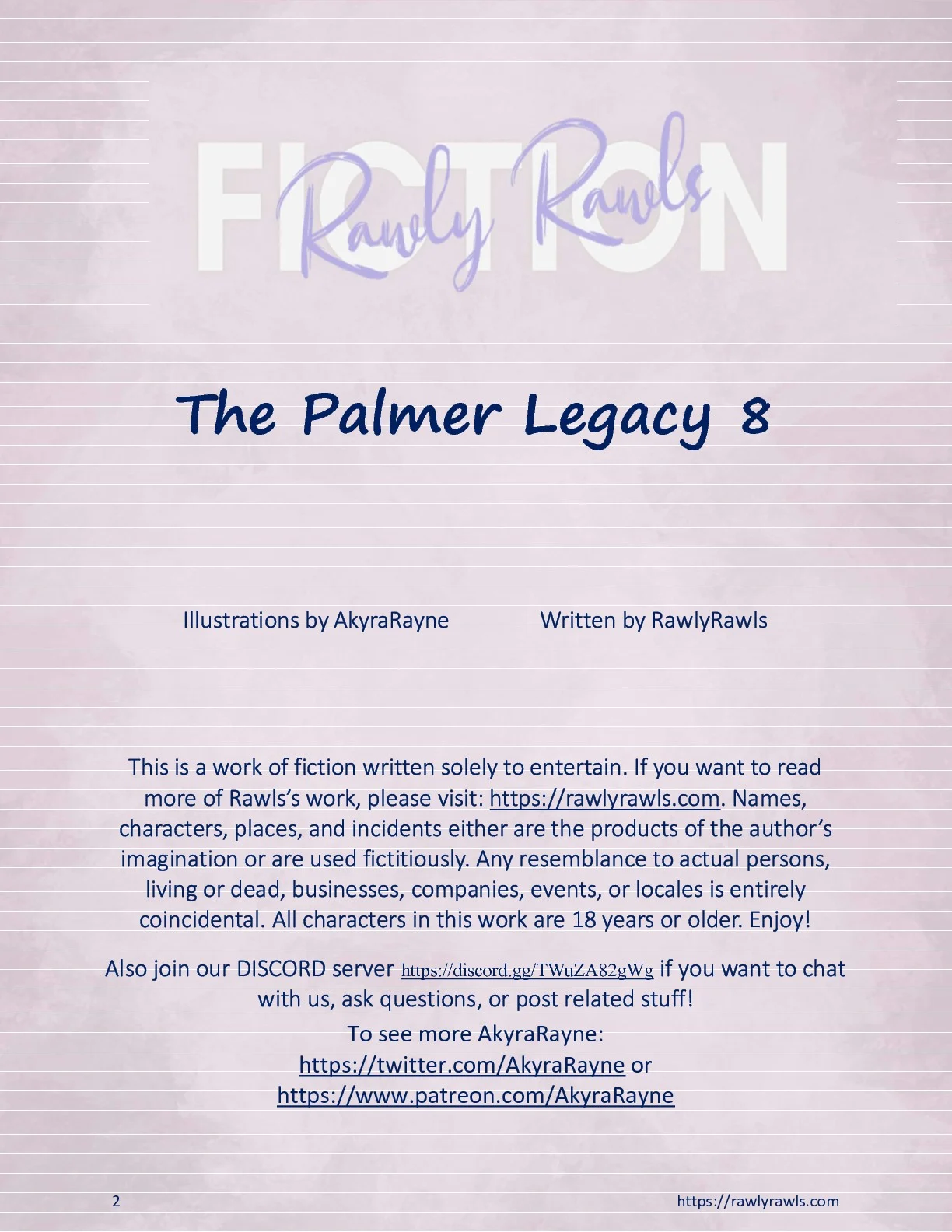 The Palmer Legacy [AkyraRayne , RawlyRawls] 8 . The Palmer Legacy - Chapter 8 [AkyraRayne , RawlyRawls] – page 2