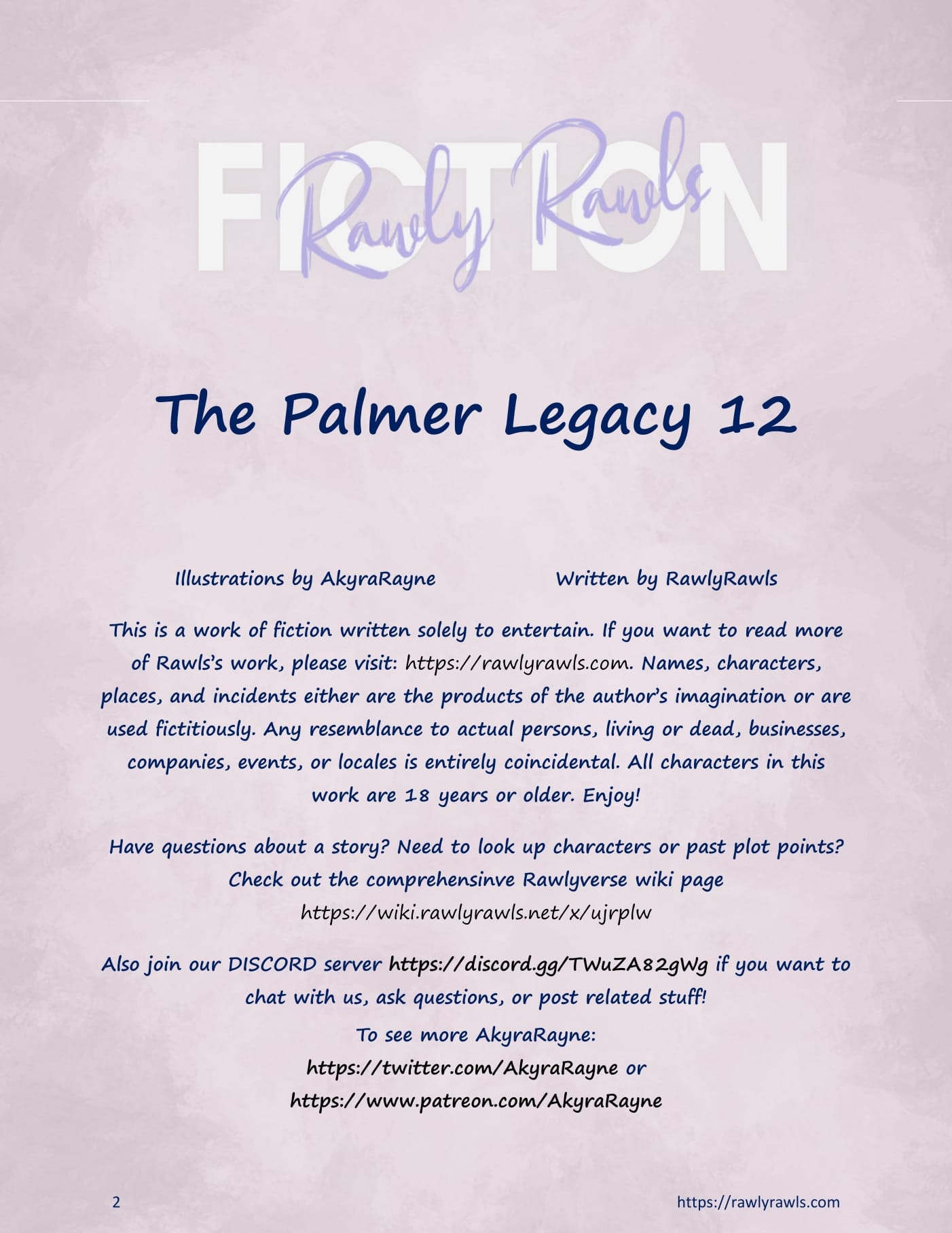The Palmer Legacy [AkyraRayne , RawlyRawls] 12 . The Palmer Legacy - Chapter 12 [AkyraRayne , RawlyRawls] – page 2
