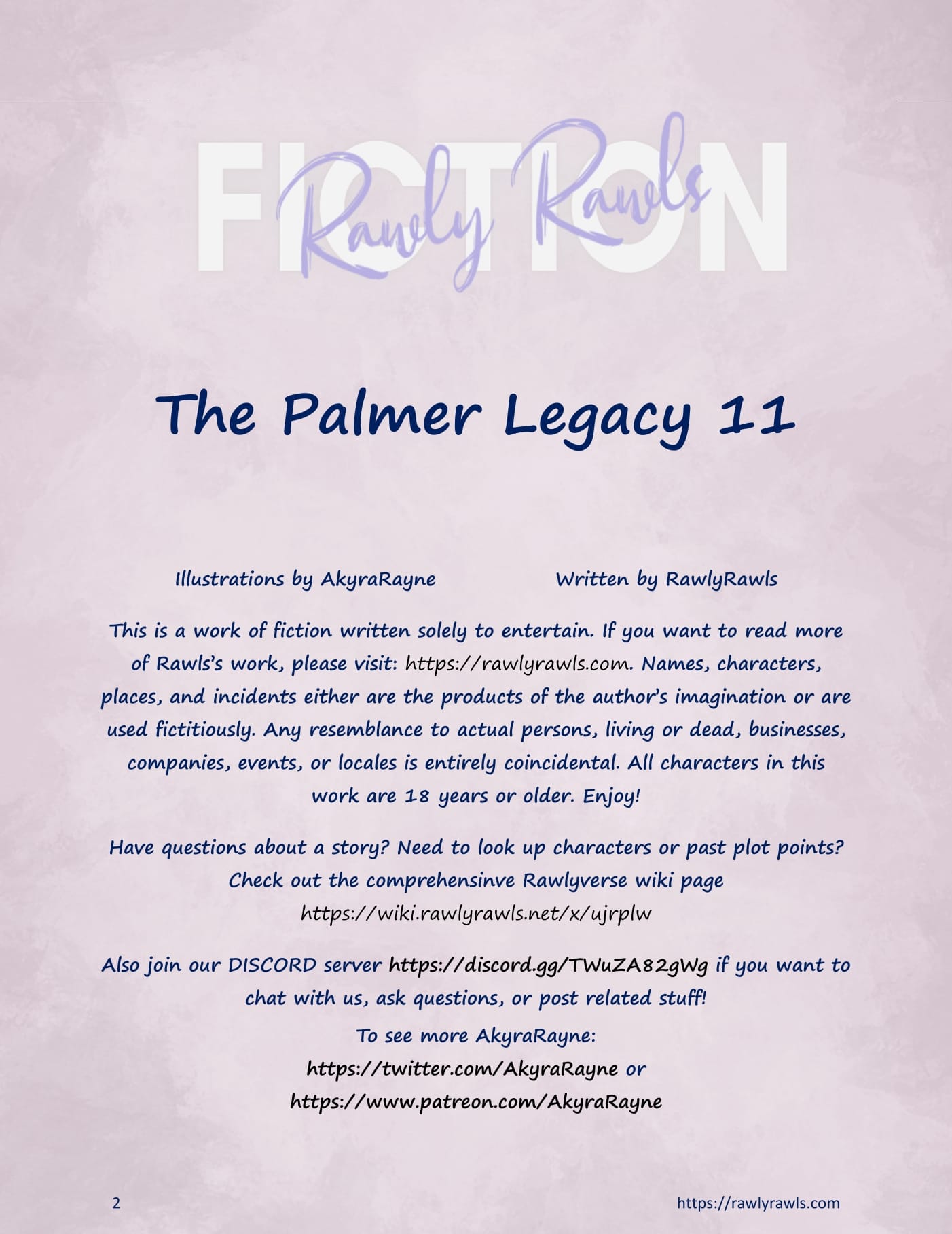 The Palmer Legacy [AkyraRayne , RawlyRawls] 11 . The Palmer Legacy - Chapter 11 [AkyraRayne , RawlyRawls] – page 2