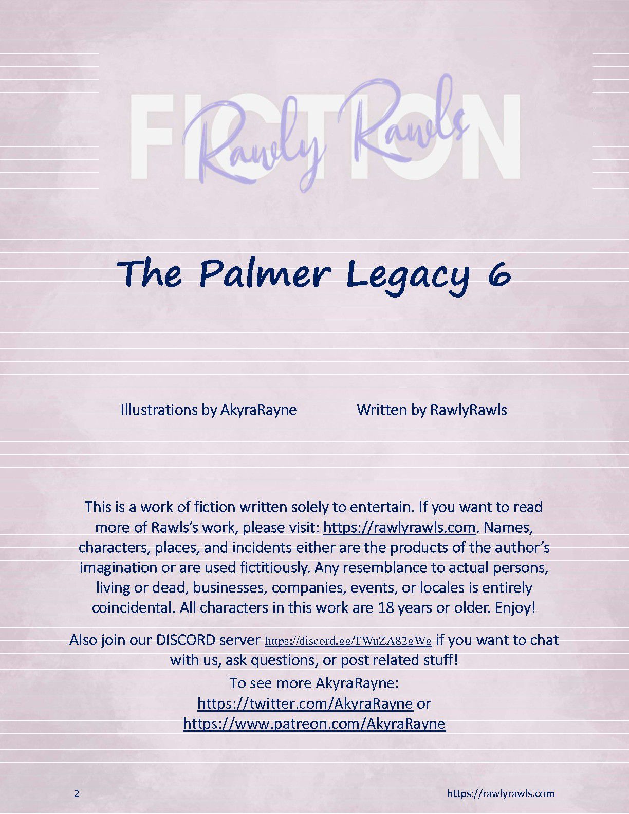 The Palmer Legacy [AkyraRayne , RawlyRawls] 6 . The Palmer Legacy - Chapter 6 [AkyraRayne , RawlyRawls] – page 2
