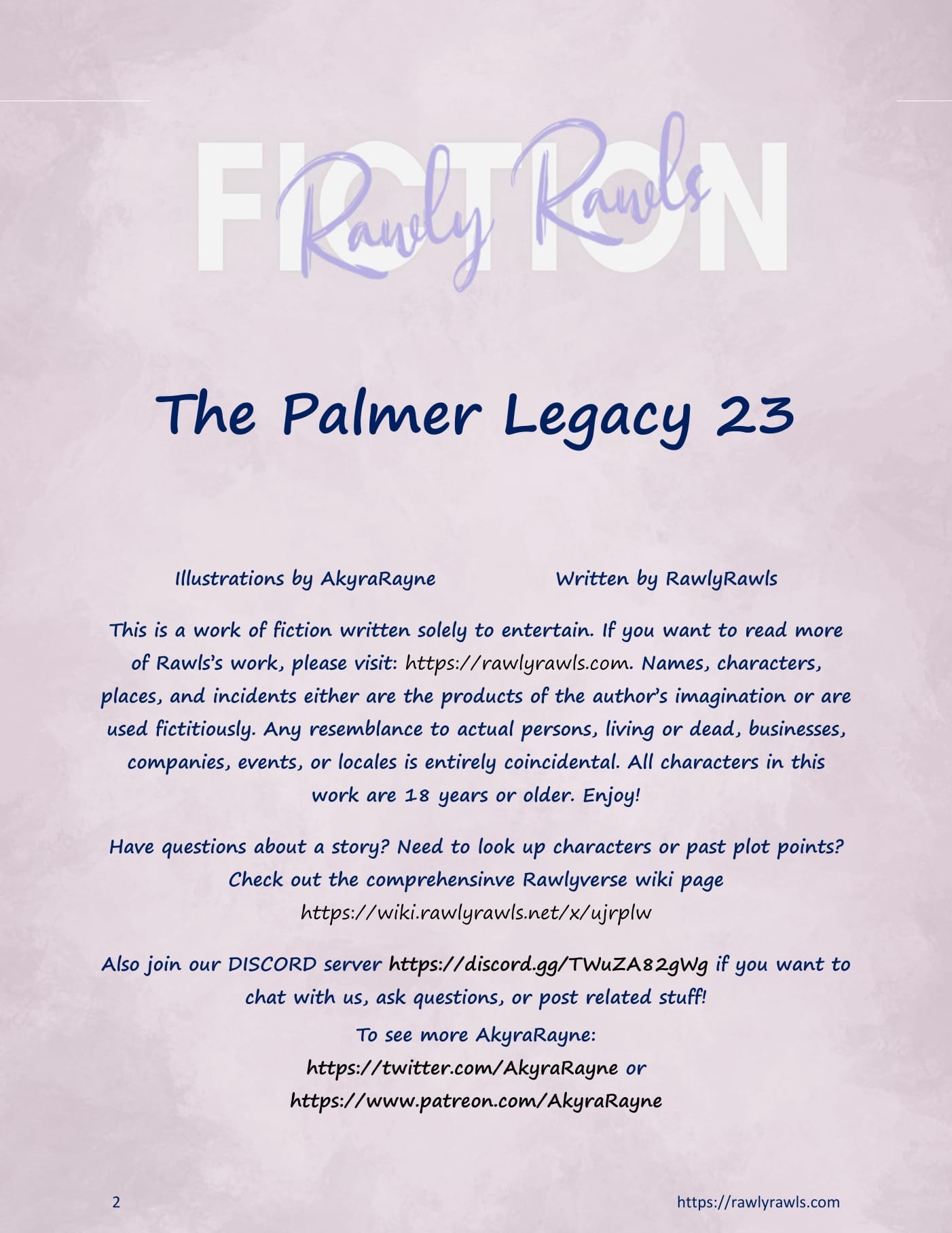 The Palmer Legacy [AkyraRayne , RawlyRawls] 23 . The Palmer Legacy - Chapter 23 [AkyraRayne , RawlyRawls] – page 2
