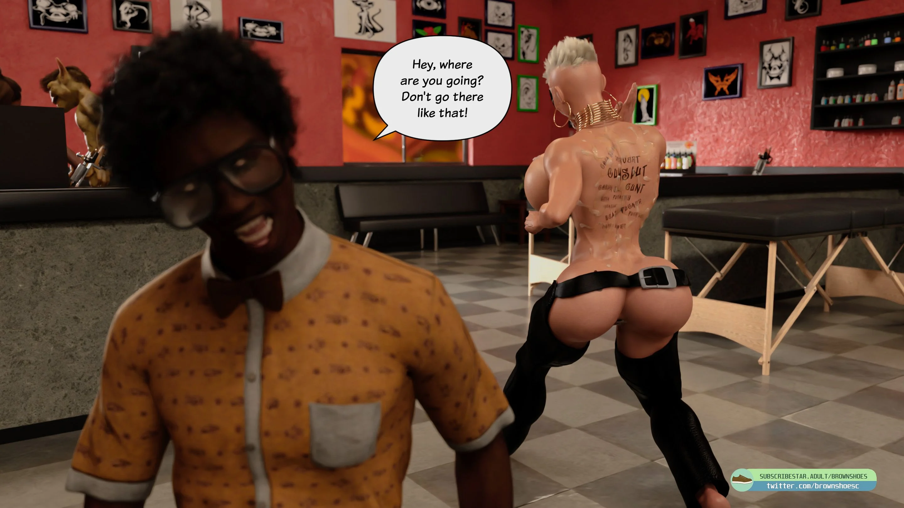 Blacked Home [Brown Shoes] 7 . Blacked Home - Chapter 7 [Brown Shoes] – page 59
