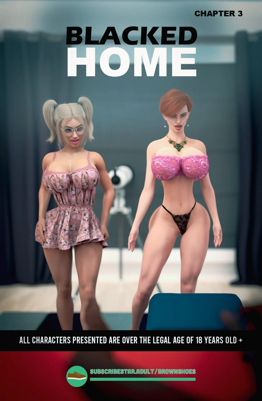 Blacked Home [Brown Shoes] 3 . Blacked Home - Chapter 3 [Brown Shoes] – page 1