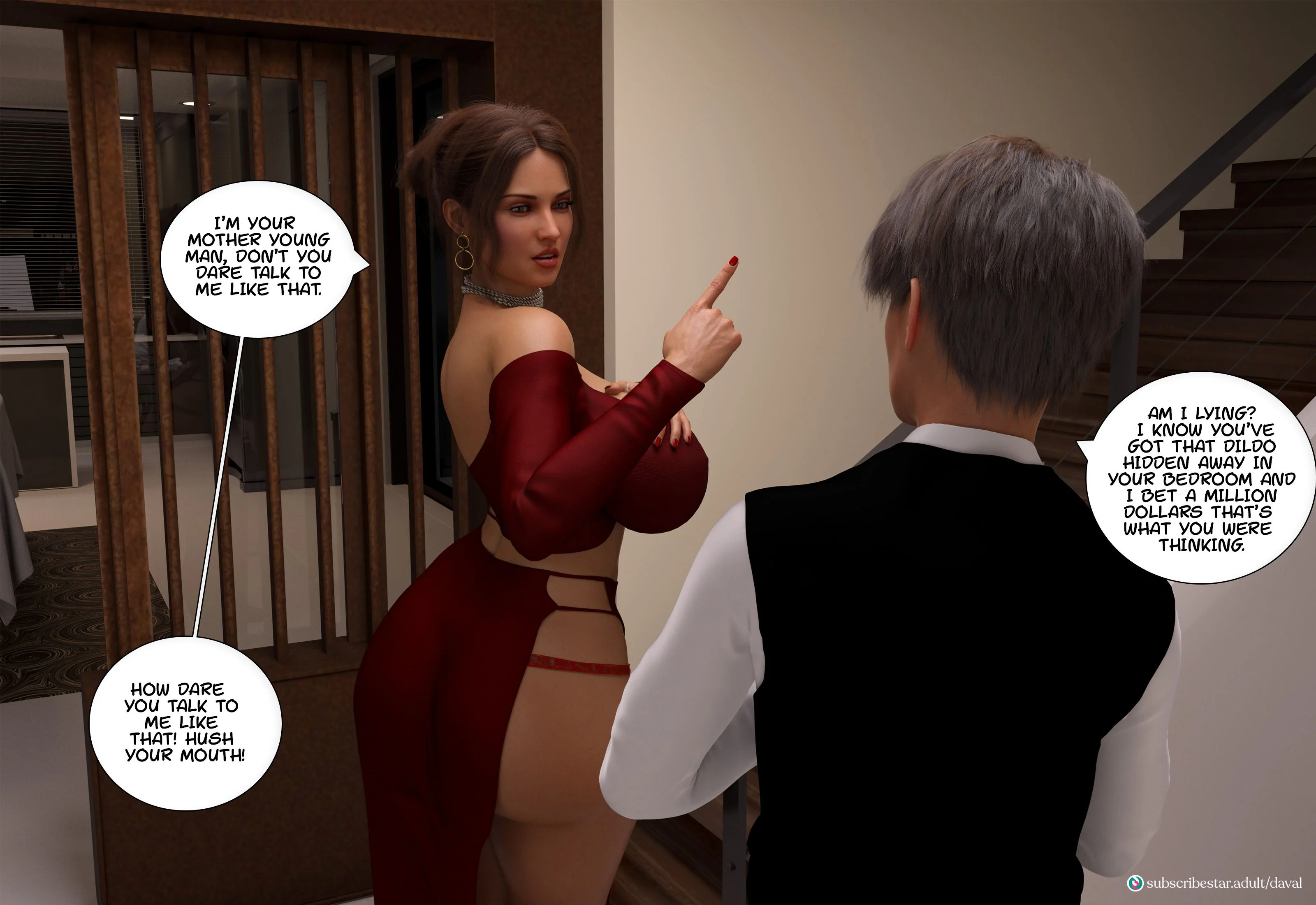 Immoral Desires [Daval3D] 3 . Immoral Desires - Chapter 3 [Daval3D] – page 60