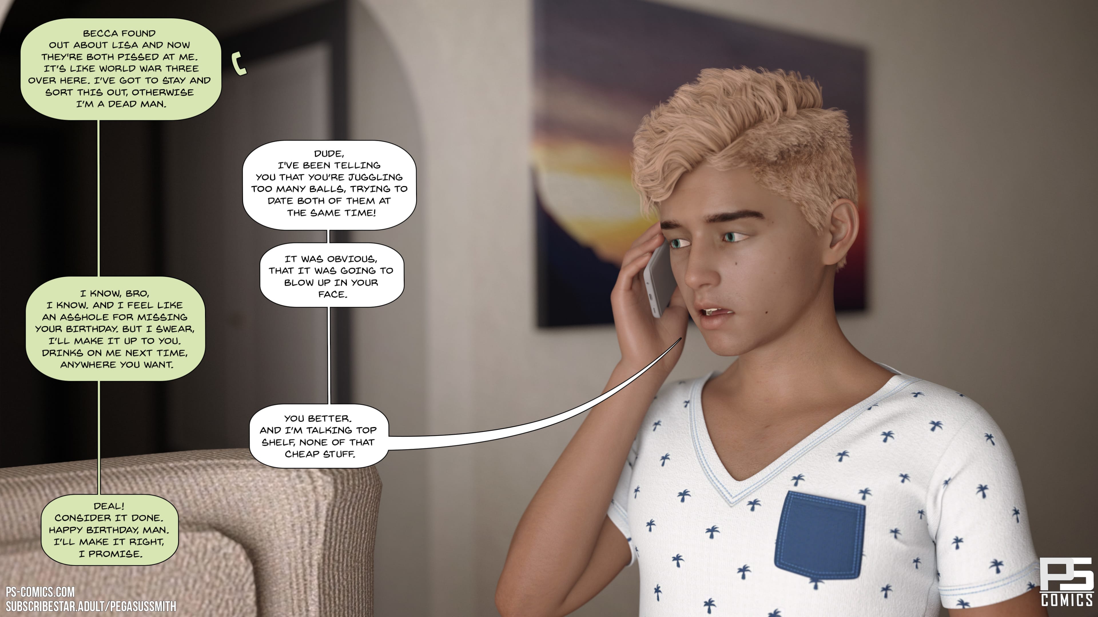 Au Naturel [Pegasus Smith] 22.5 . The Escort - Bonus Story - Chapter 22.5 [Pegasus Smith] – page 2