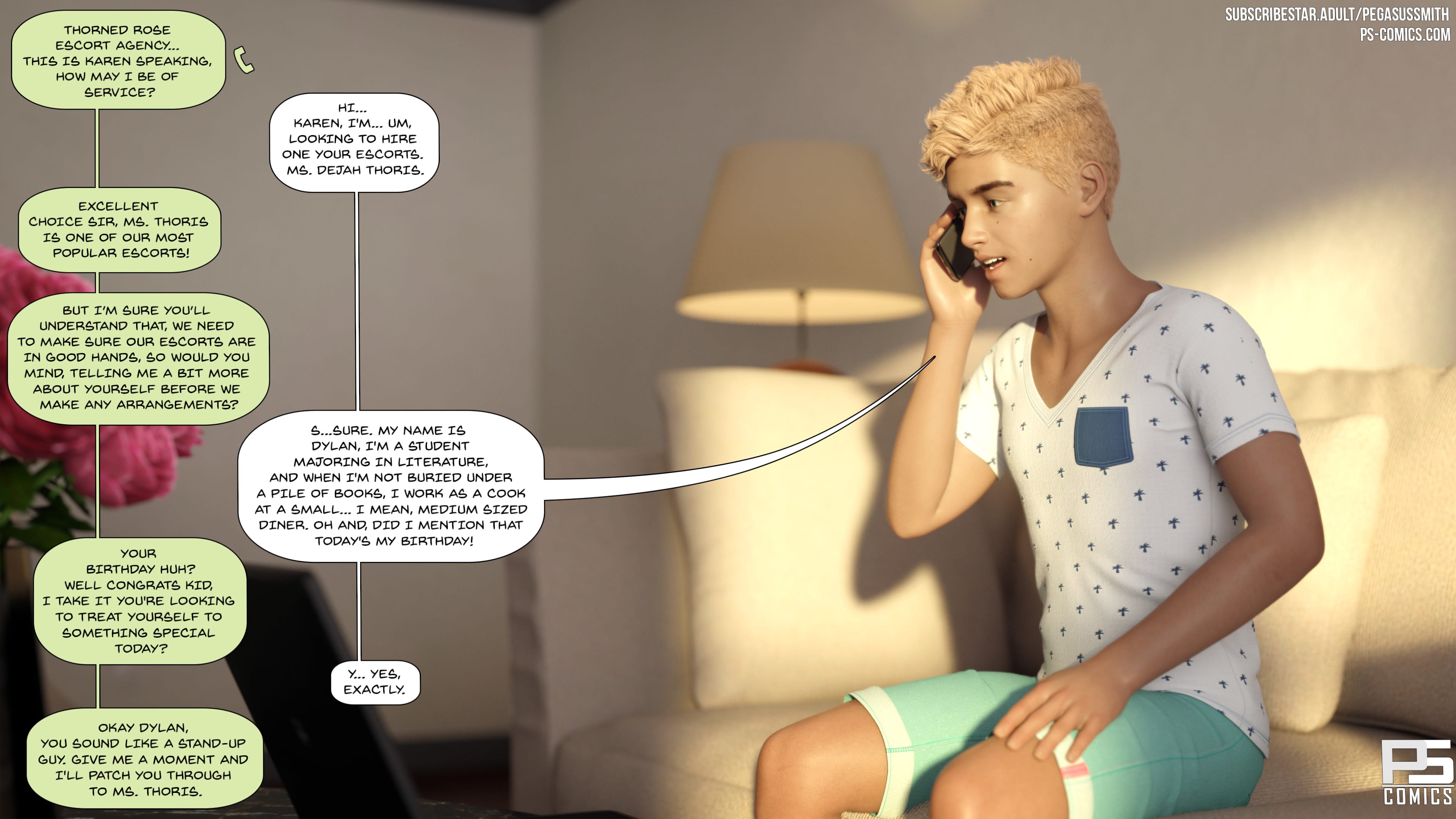 Au Naturel [Pegasus Smith] 22.5 . The Escort - Bonus Story - Chapter 22.5 [Pegasus Smith] – page 9