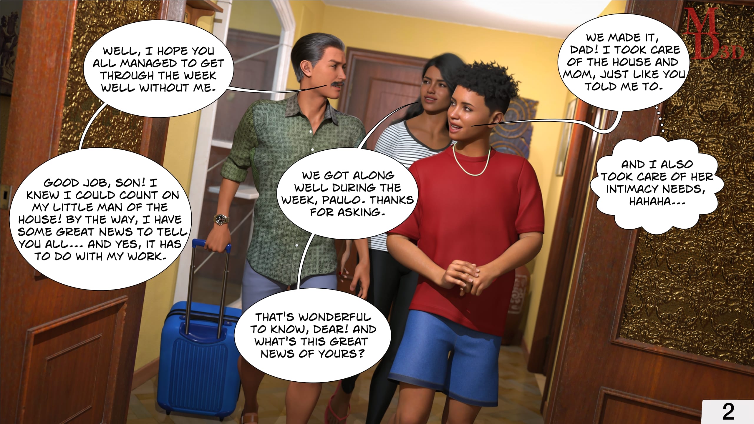 Forbidden Love [Magic Dragon 3D] 3 . Forbidden Love - Chapter 3 [Magic Dragon 3D] – page 3