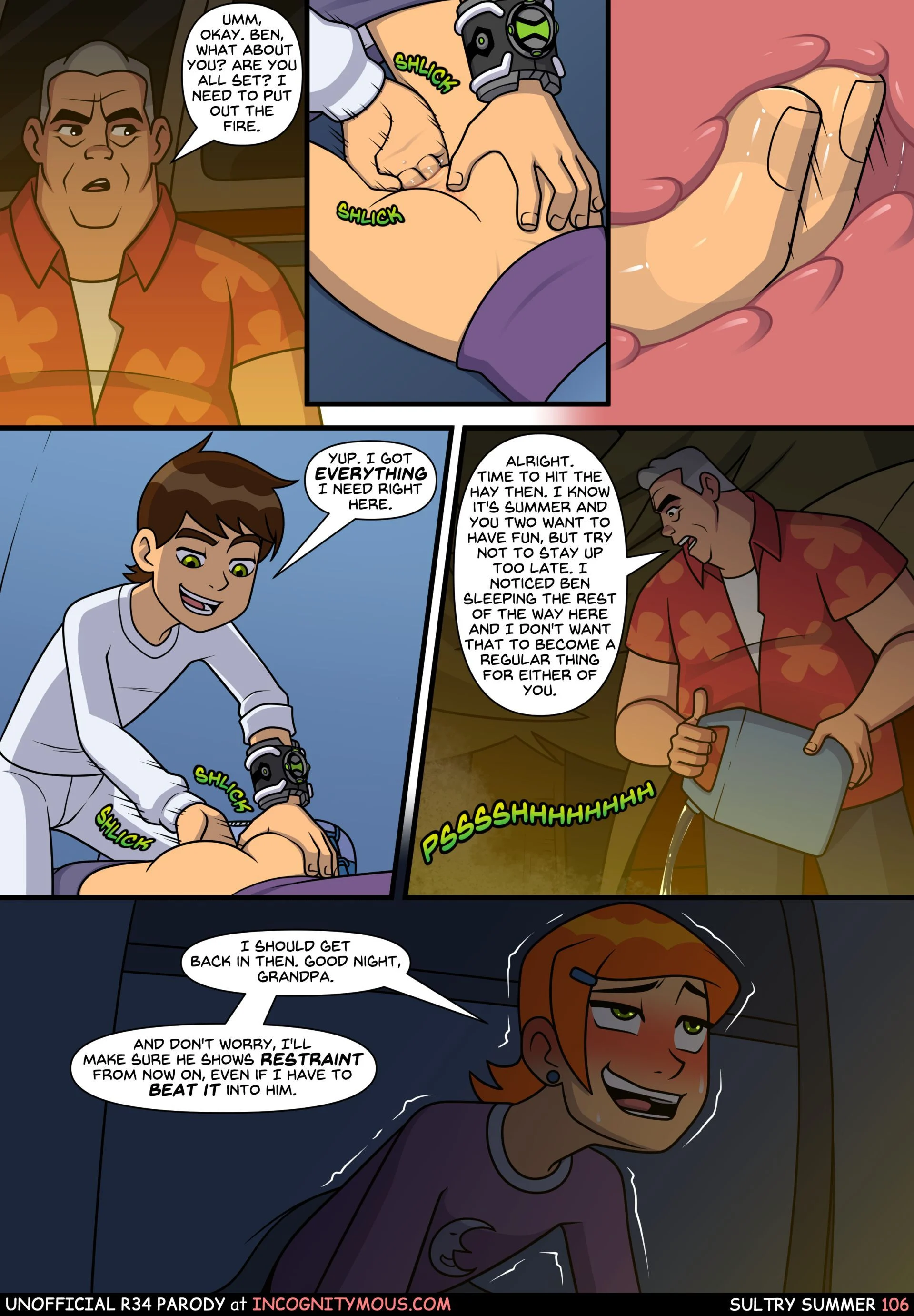 Sultry Summer (Ben 10) [Incognitymous] 1 . Sultry Summer  - Chapter 1 (Ben 10) [Incognitymous] – page 107