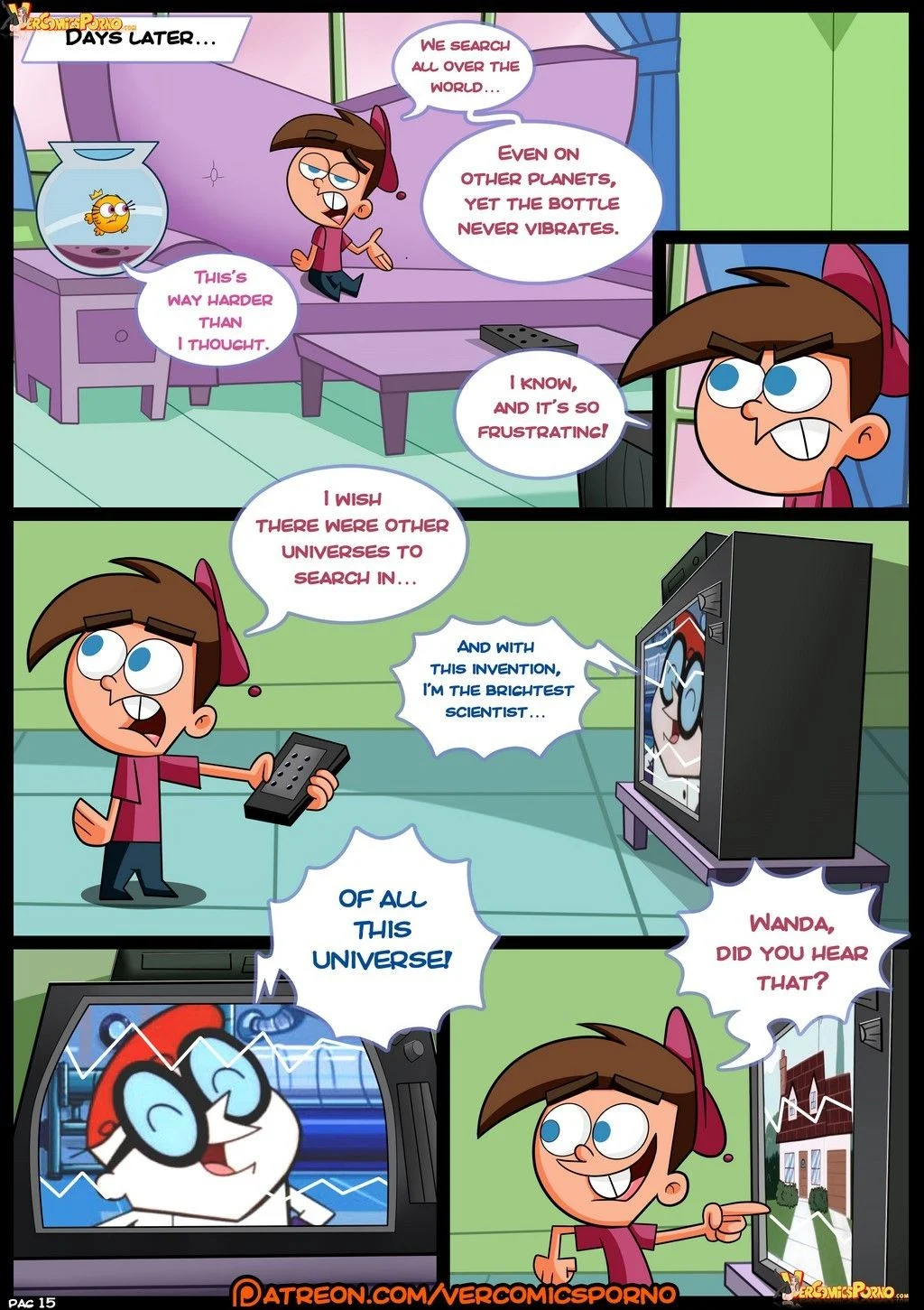MILF Catcher's (Various) [Croc] 1 . MILF Catcher's  - Chapter 1 (The Fairly OddParents , Dexter's Laboratory , The Simpsons) [Croc] – page 16