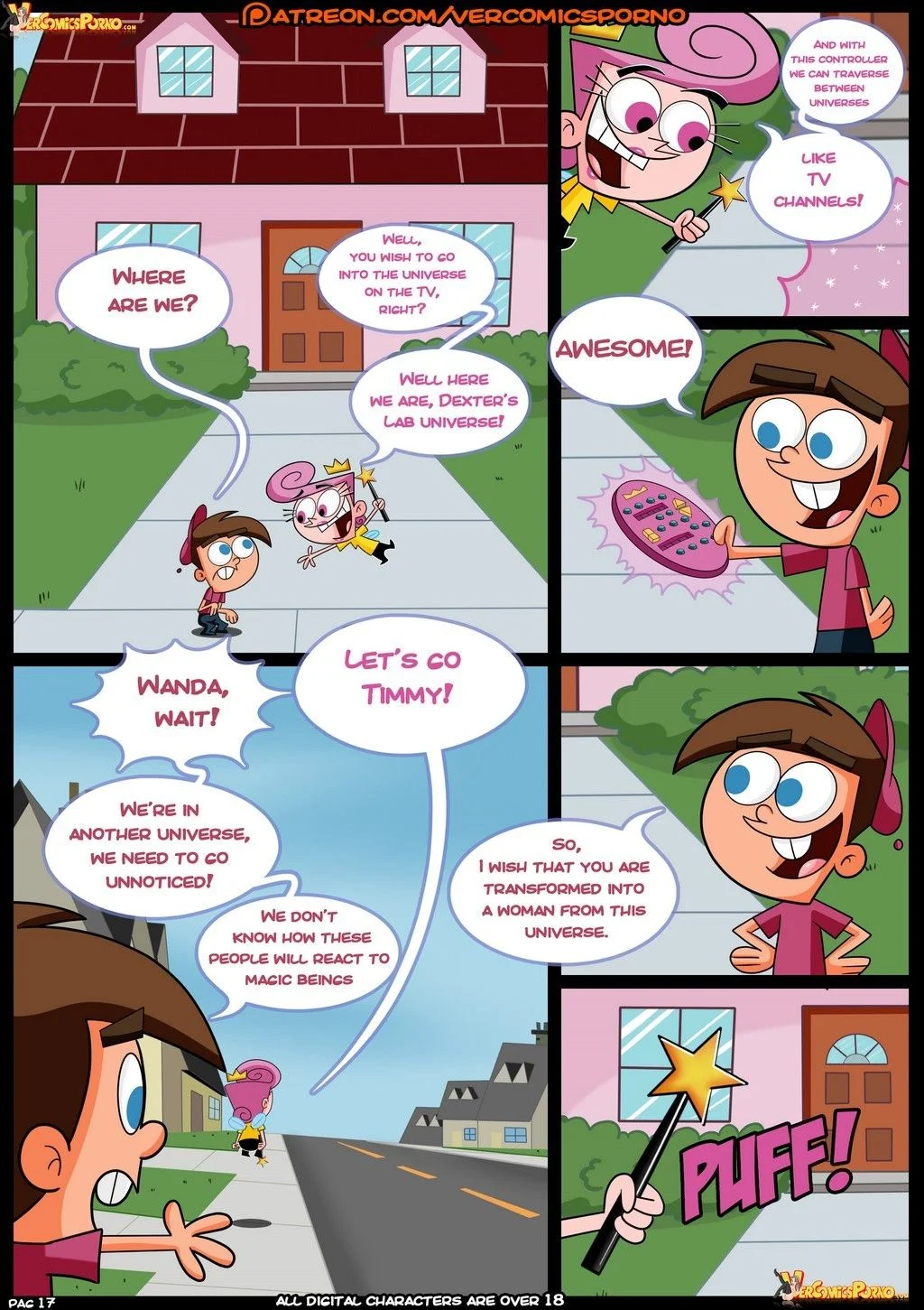 MILF Catcher's (Various) [Croc] 1 . MILF Catcher's  - Chapter 1 (The Fairly OddParents , Dexter's Laboratory , The Simpsons) [Croc] – page 18