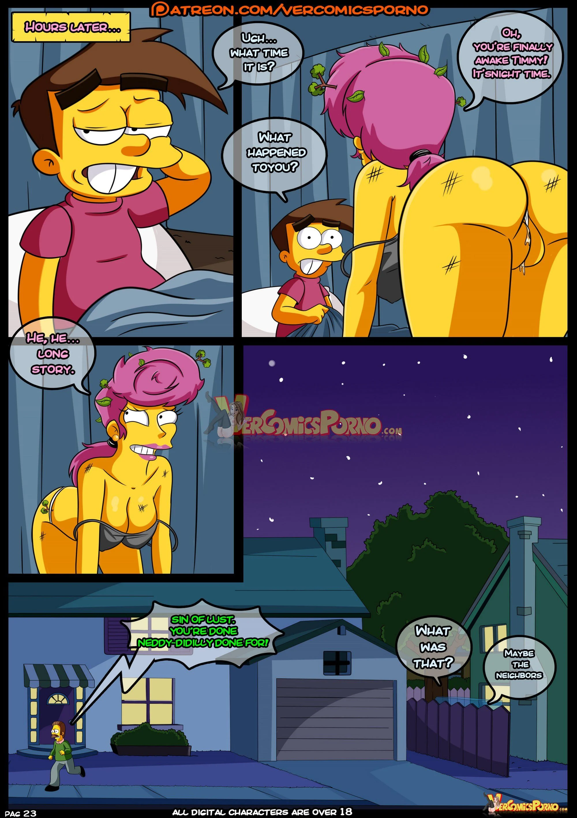 MILF Catcher's (Various) [Croc] 2 . MILF Catcher's - Chapter 2 (The Fairly OddParents , Dexter's Laboratory , The Simpsons) [Croc] – page 24