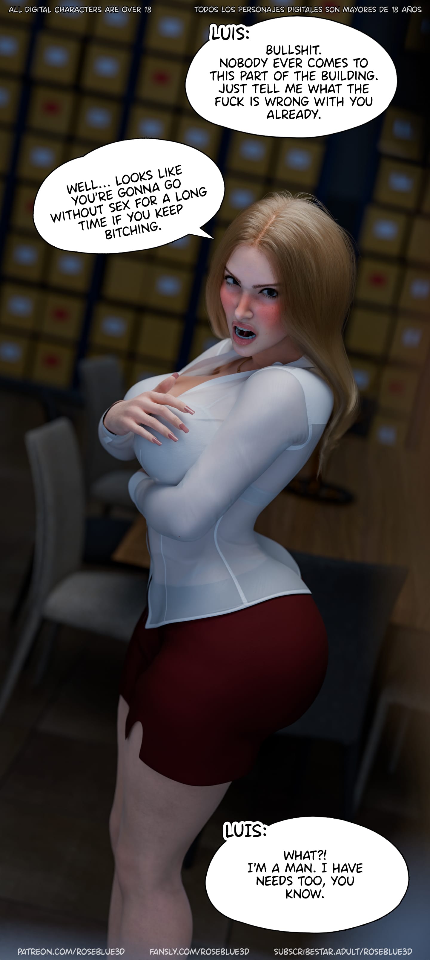 Dismissed [Rose Blue 3D] 8 . Dismissed - Chapter 8 [Rose Blue 3D] – page 110