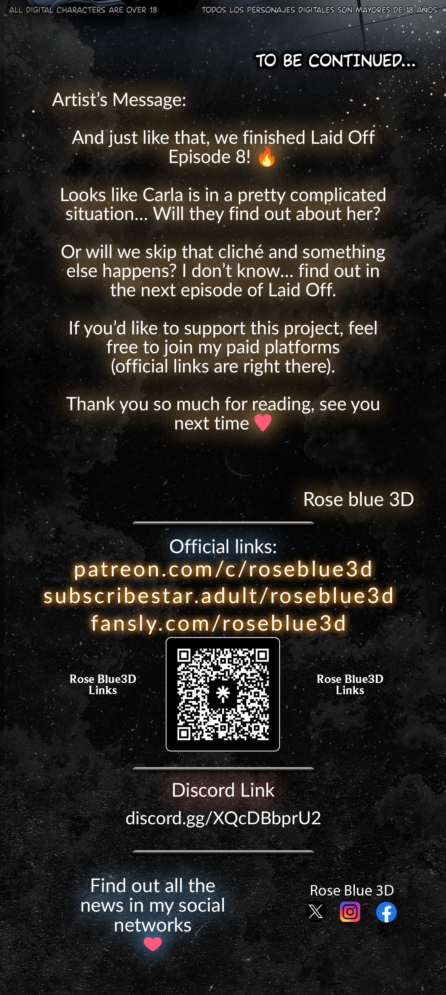 Dismissed [Rose Blue 3D] 8 . Dismissed - Chapter 8 [Rose Blue 3D] – page 115